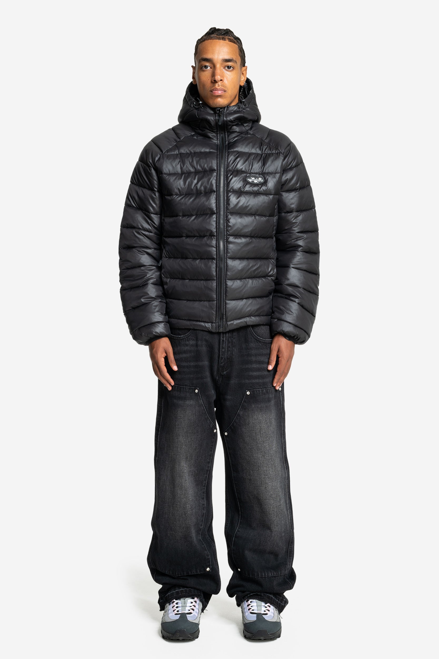 SLIM PUFFA JACKET BLACK