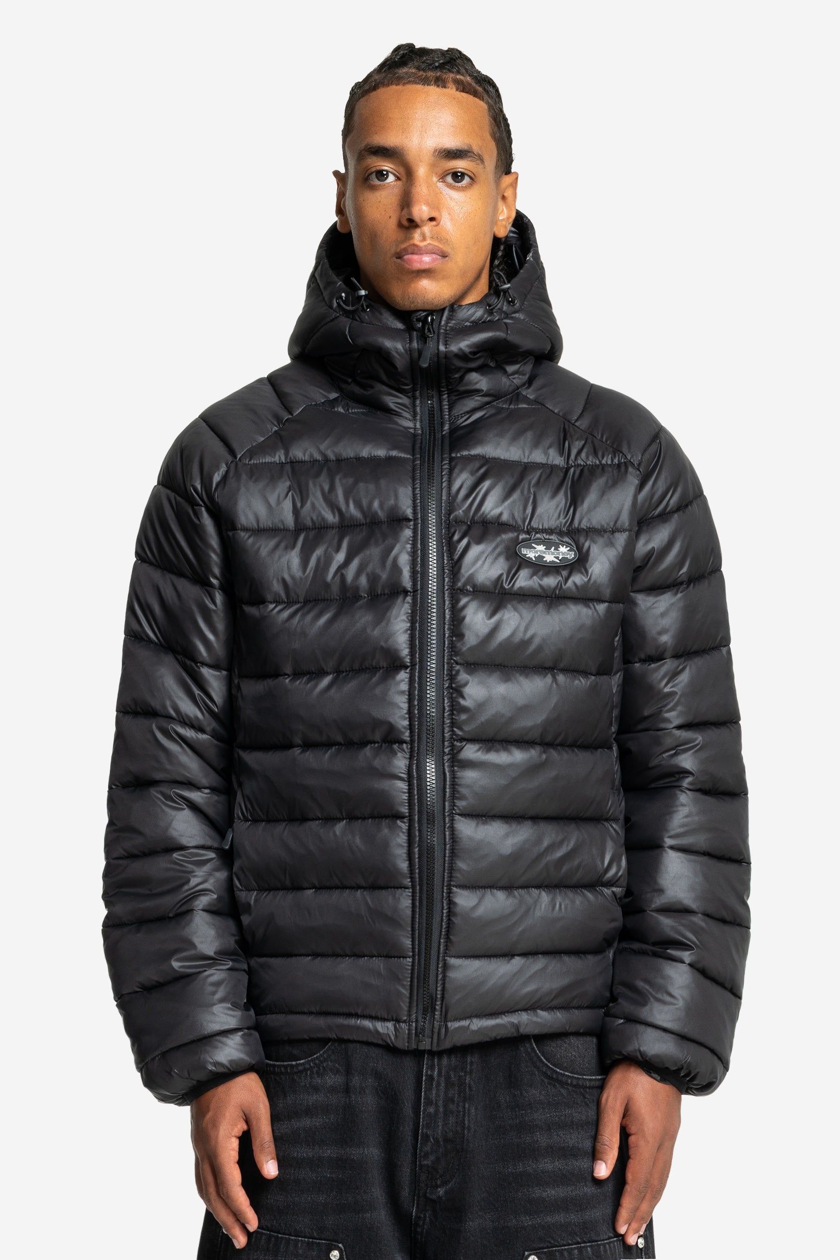 SLIM PUFFA JACKET BLACK