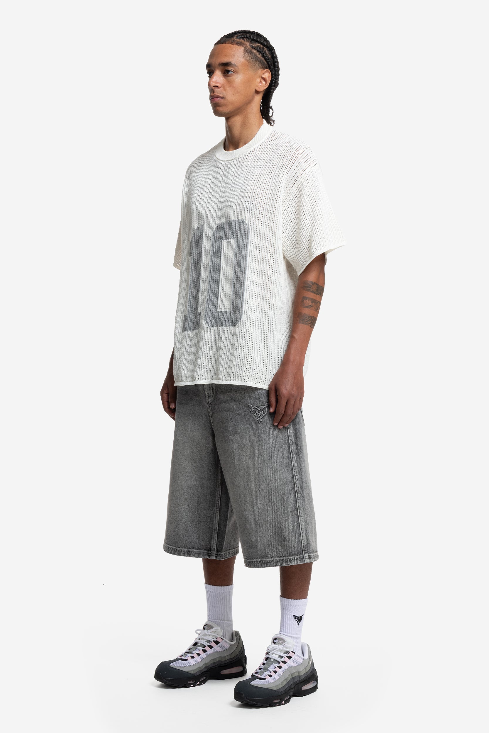 KNIT TEE JERSEY WHITE