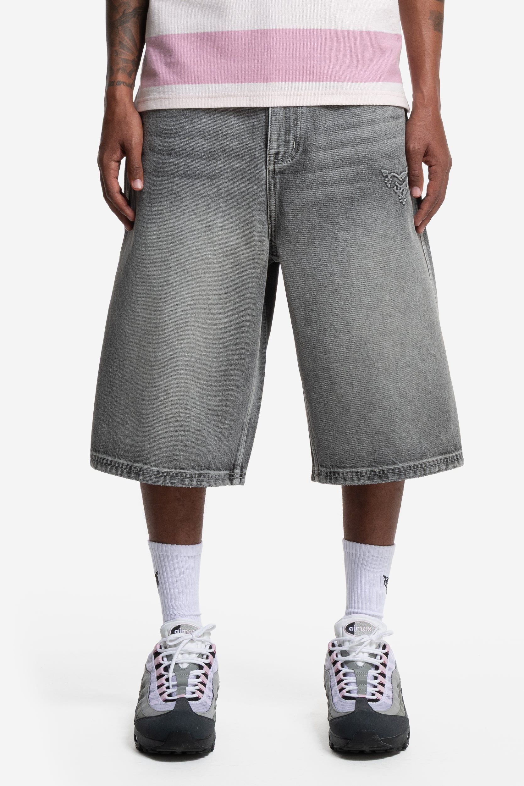 DISTINCTIVE JORTS GREY