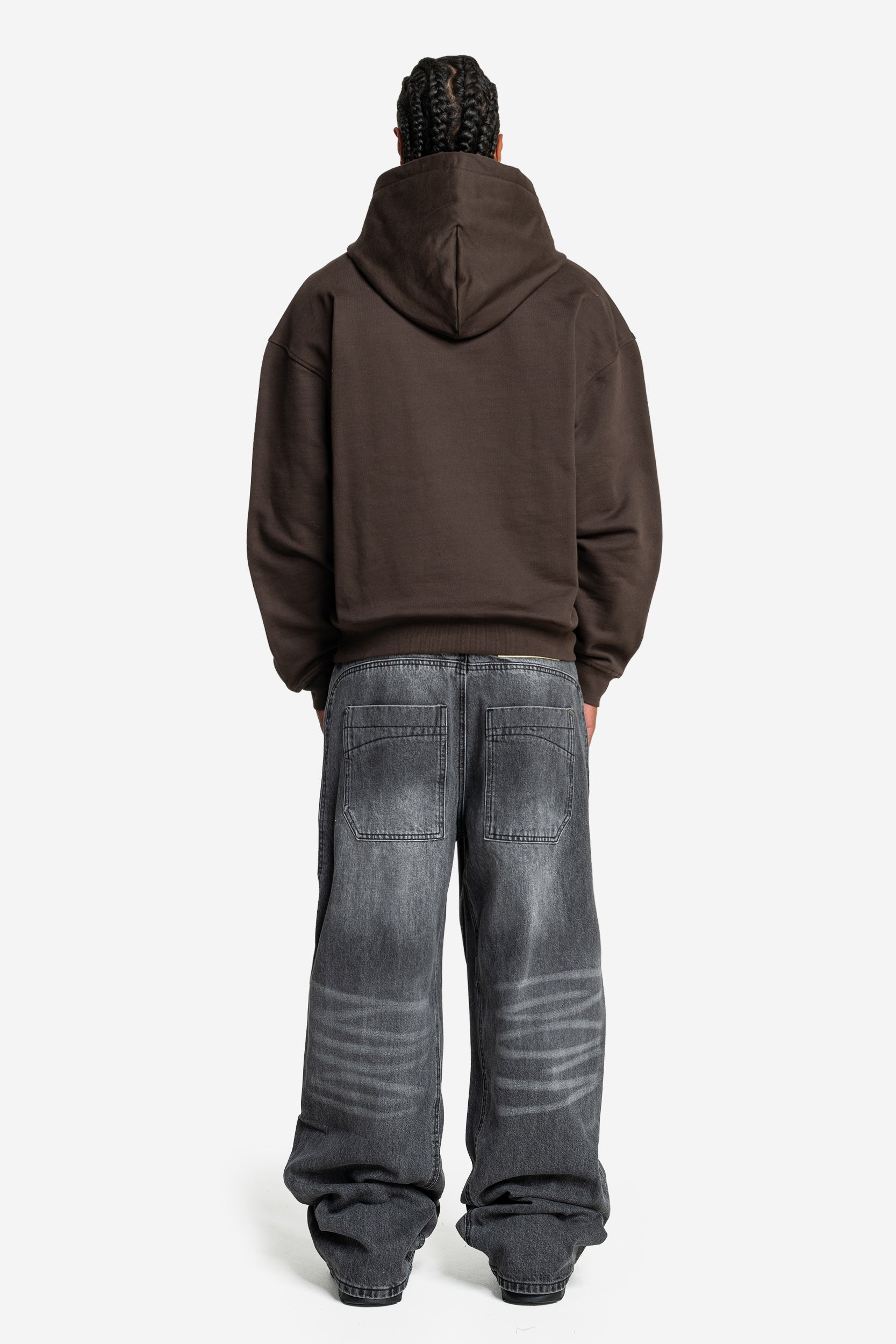 WET DREAM HOODIE DARK BROWN