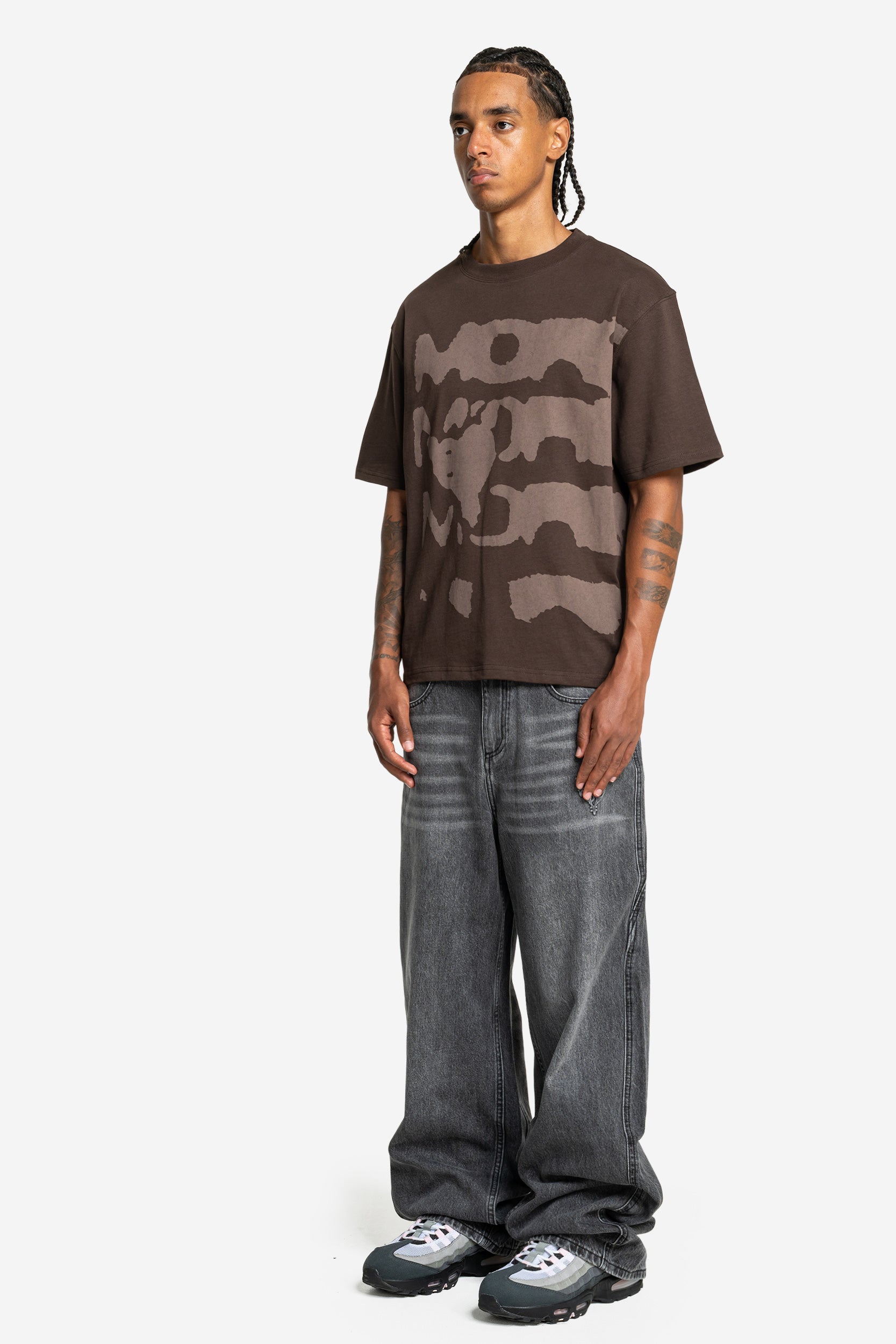 RADIANT CASH TEE DARK BROWN