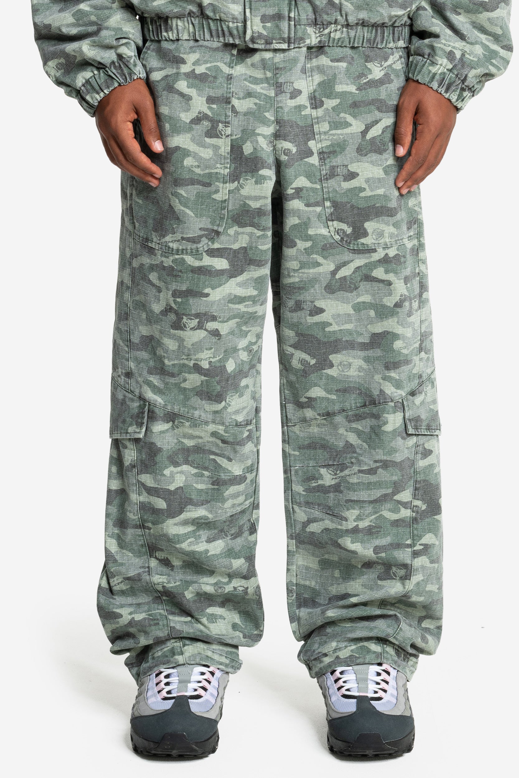 RIPSTOP PANTS CAMO GREEN