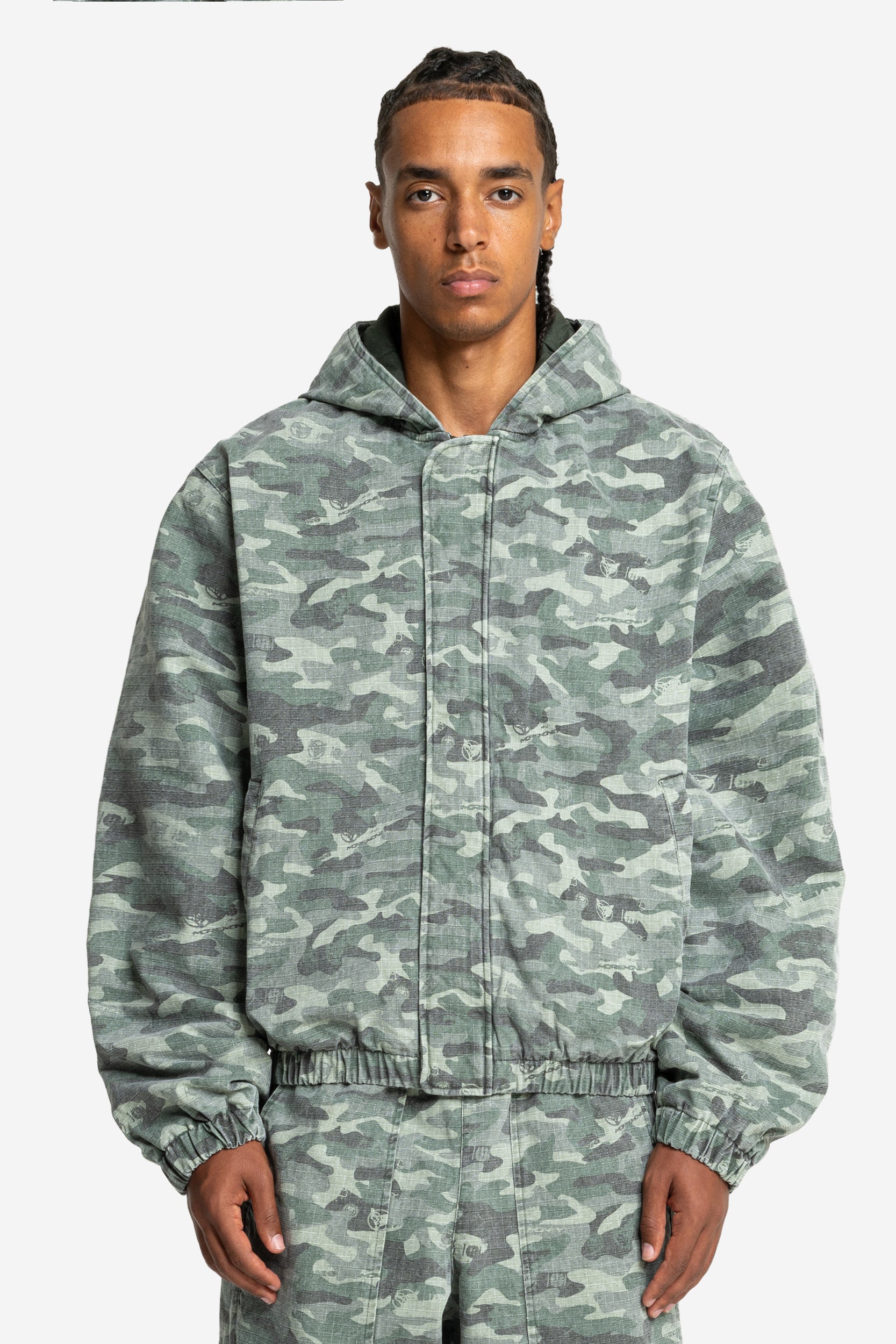 RIPSTOP JACKET CAMO GREEN
