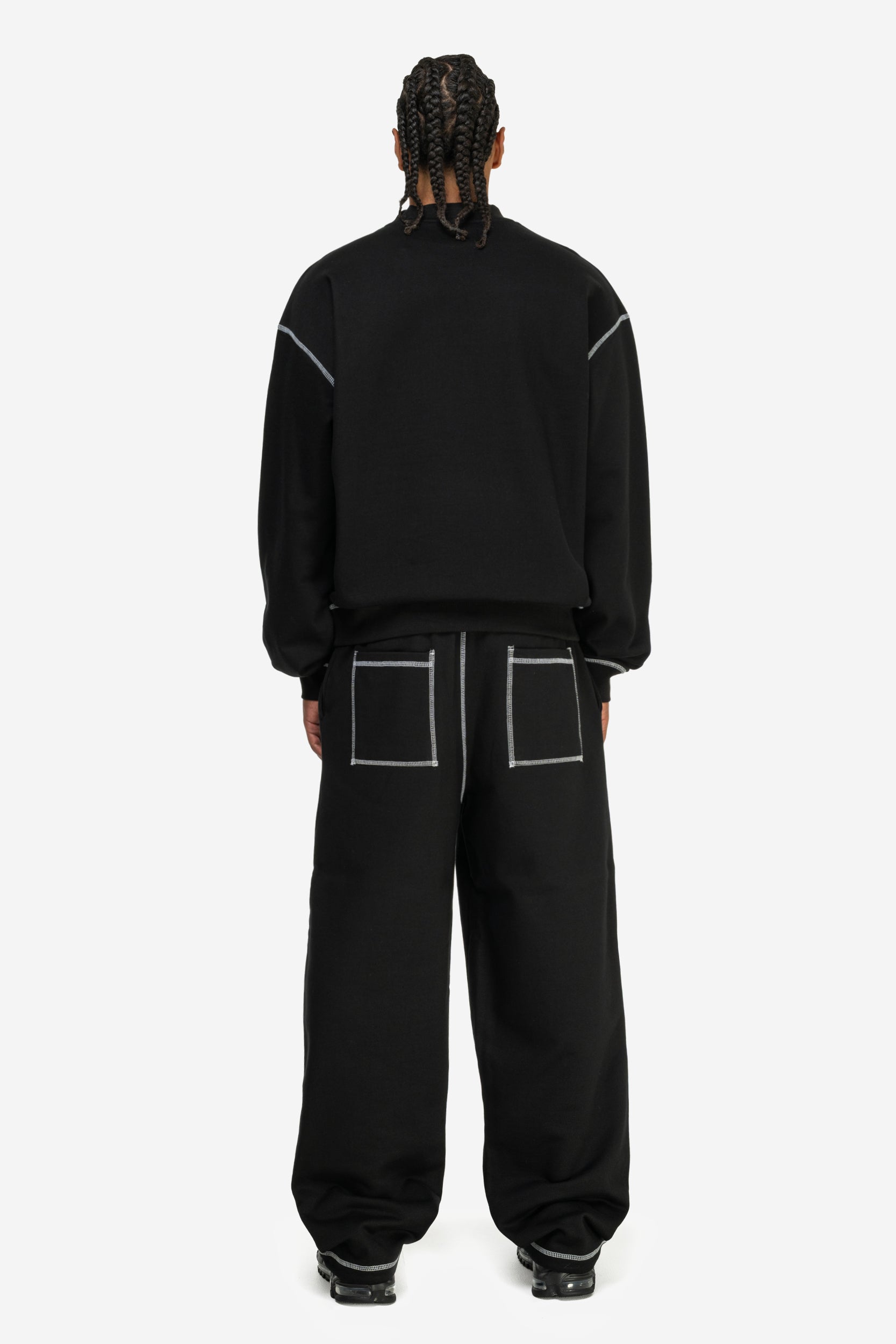 FLATLOCK BASE JOGGER BLACK
