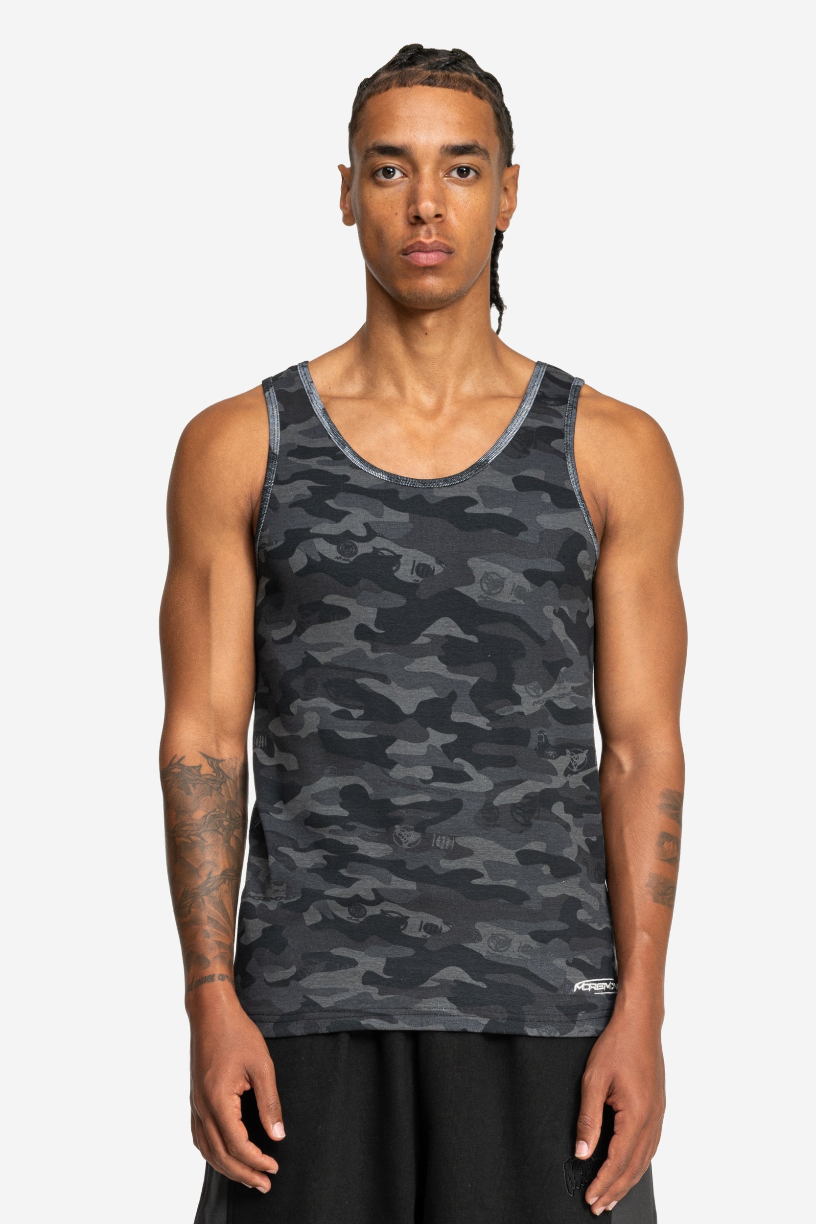 CAMO TANKTOP BLACK