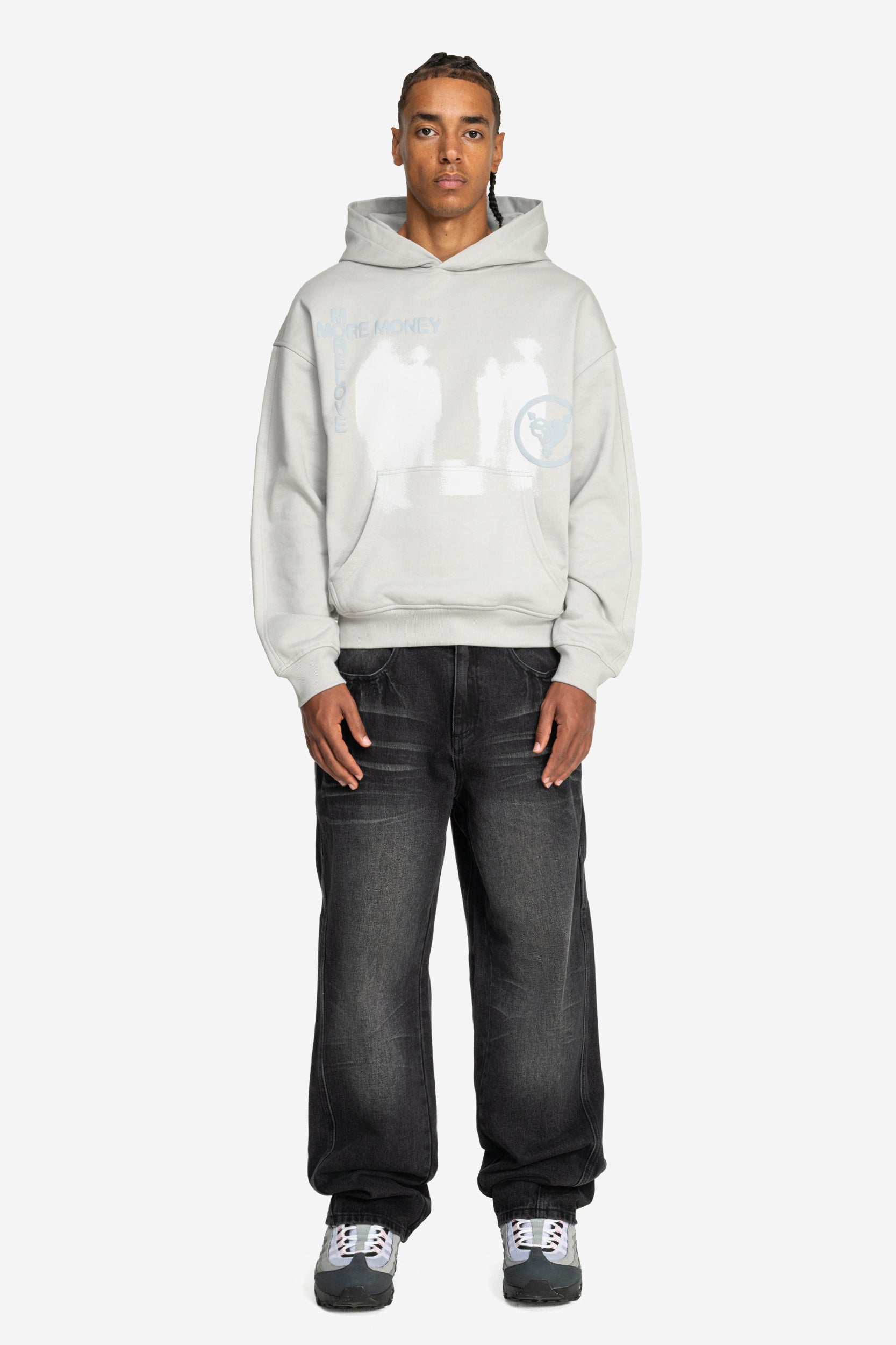 LOST BOND HOODIE LIGHT GREY