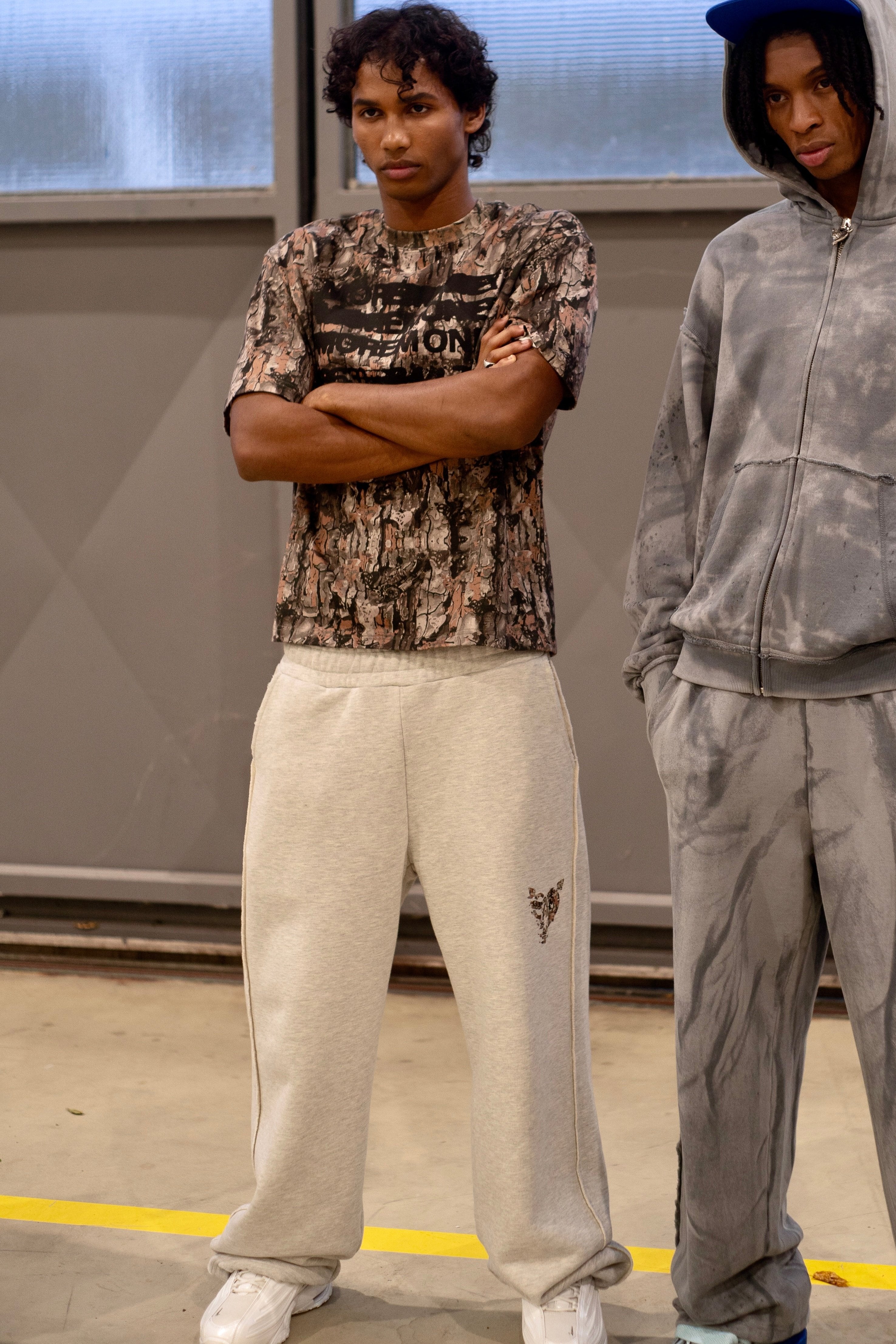 MONEY CALLING FLATLOCK JOGGER GRAY MELANGE