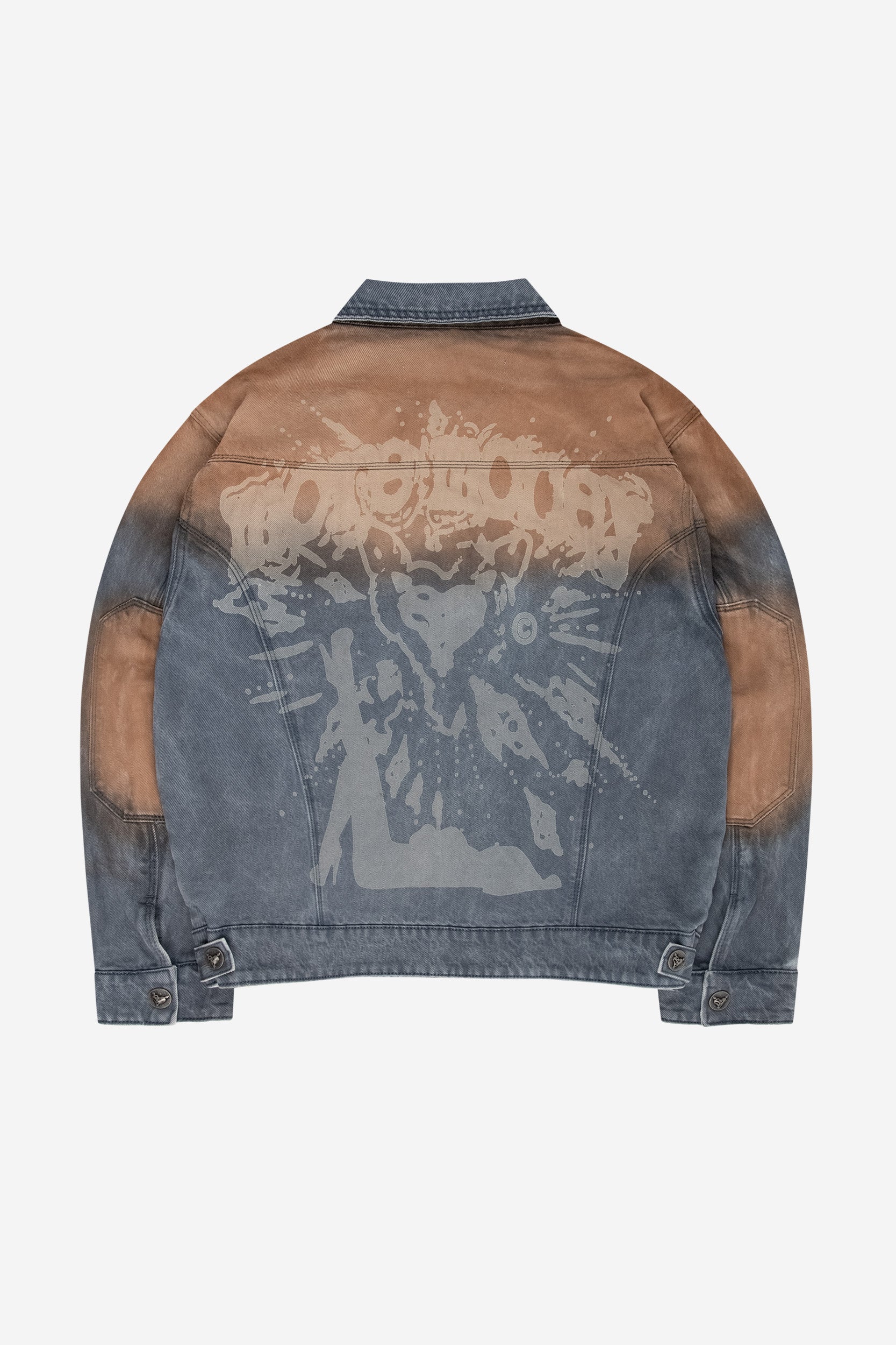 DIRT WASHED DENIM JACKET BLUE