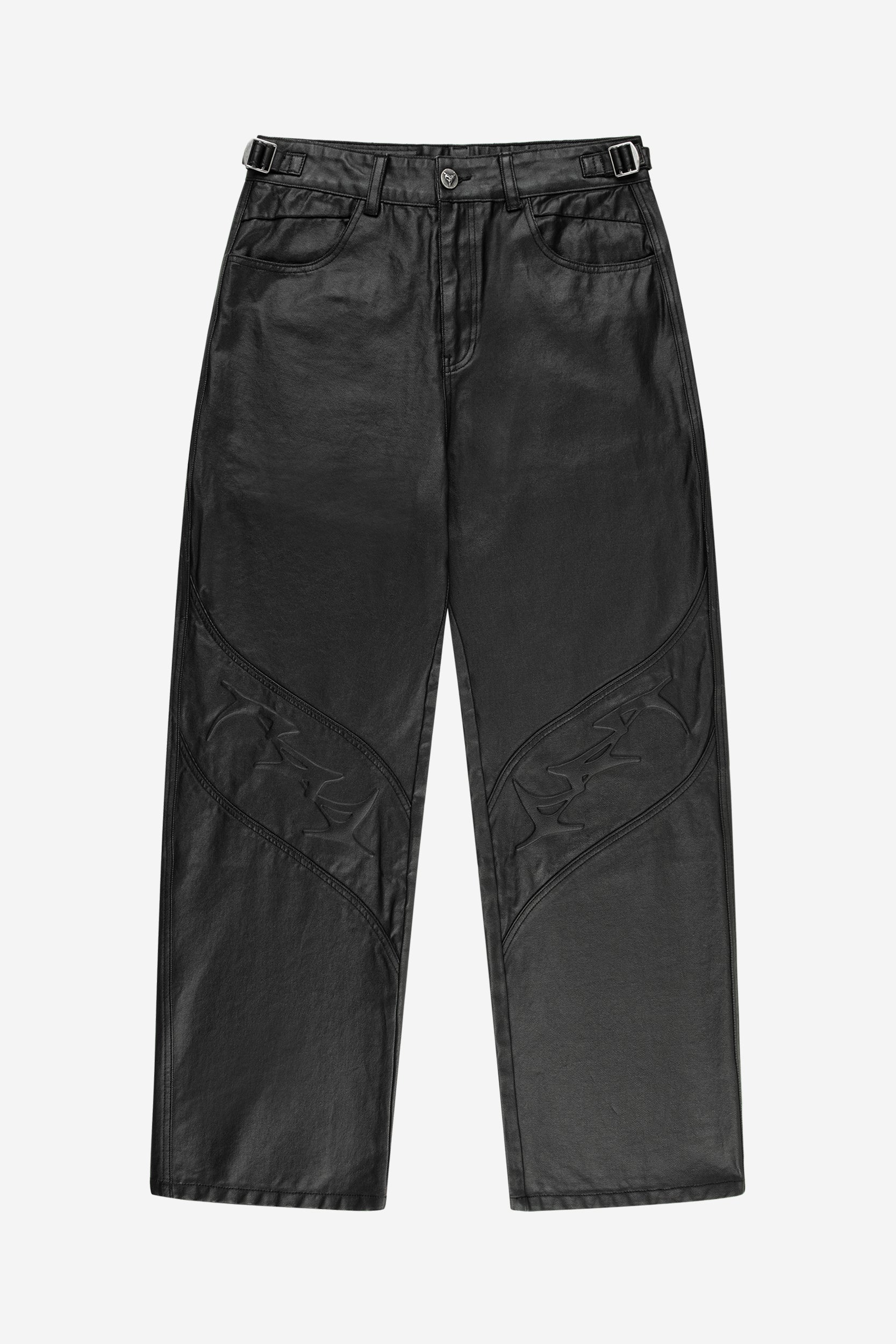 COATED MC PANTS BLACK