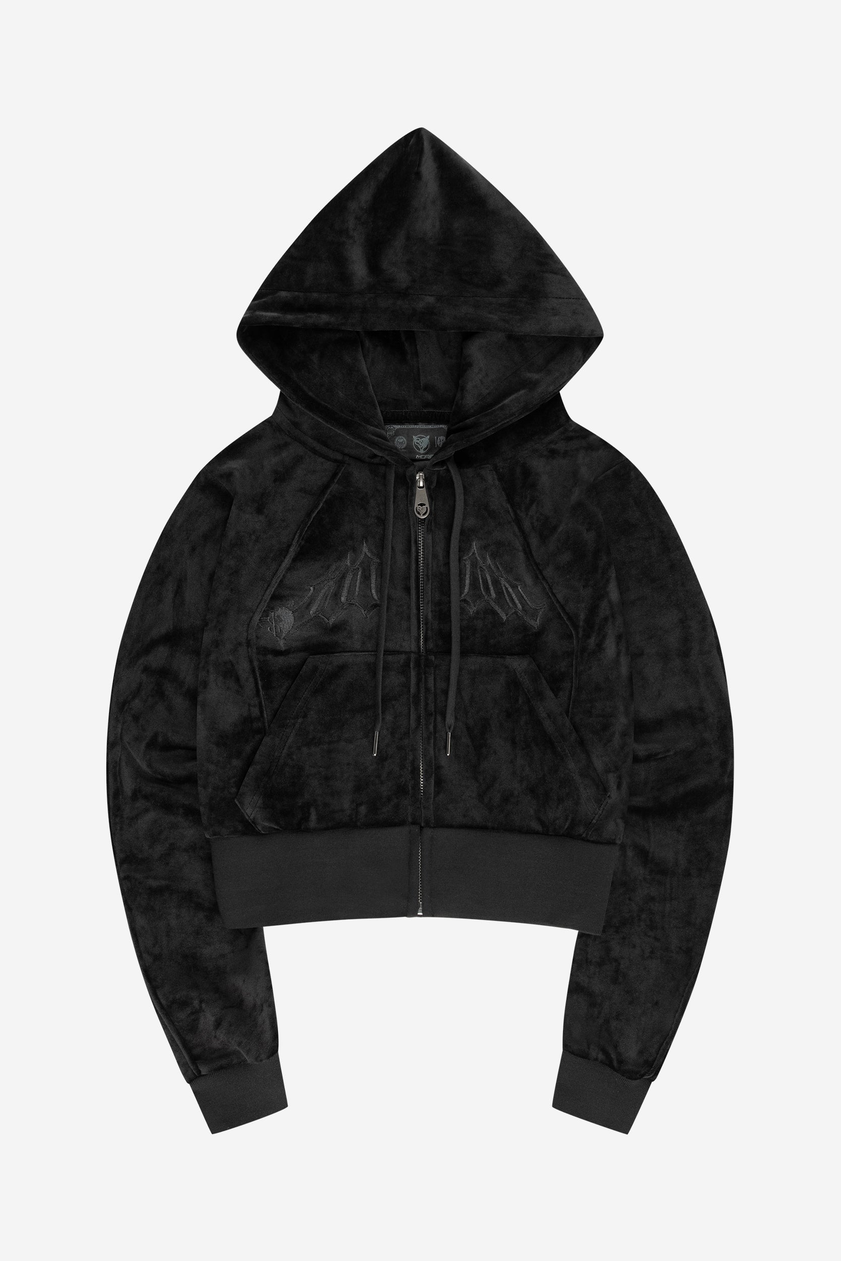 WOMEN'S VELOUR JACKET BLACK