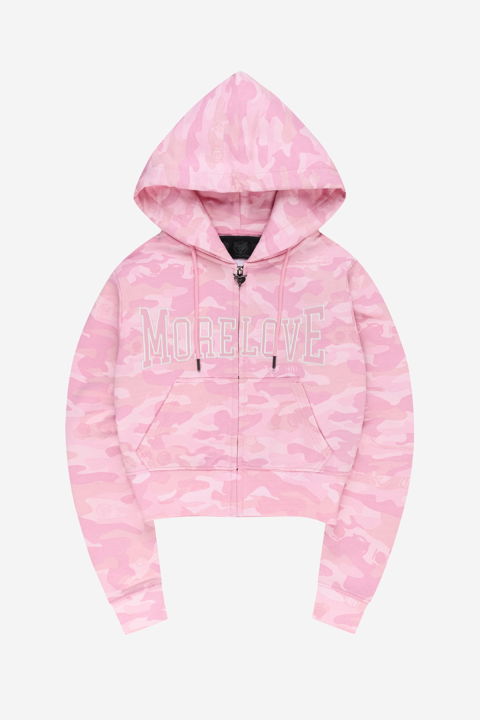 CAMO GIRLS ZIP PINK