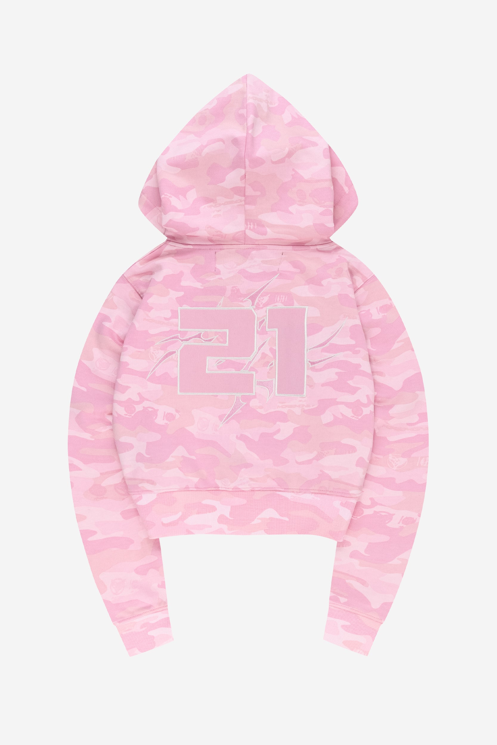 CAMO GIRLS ZIP PINK