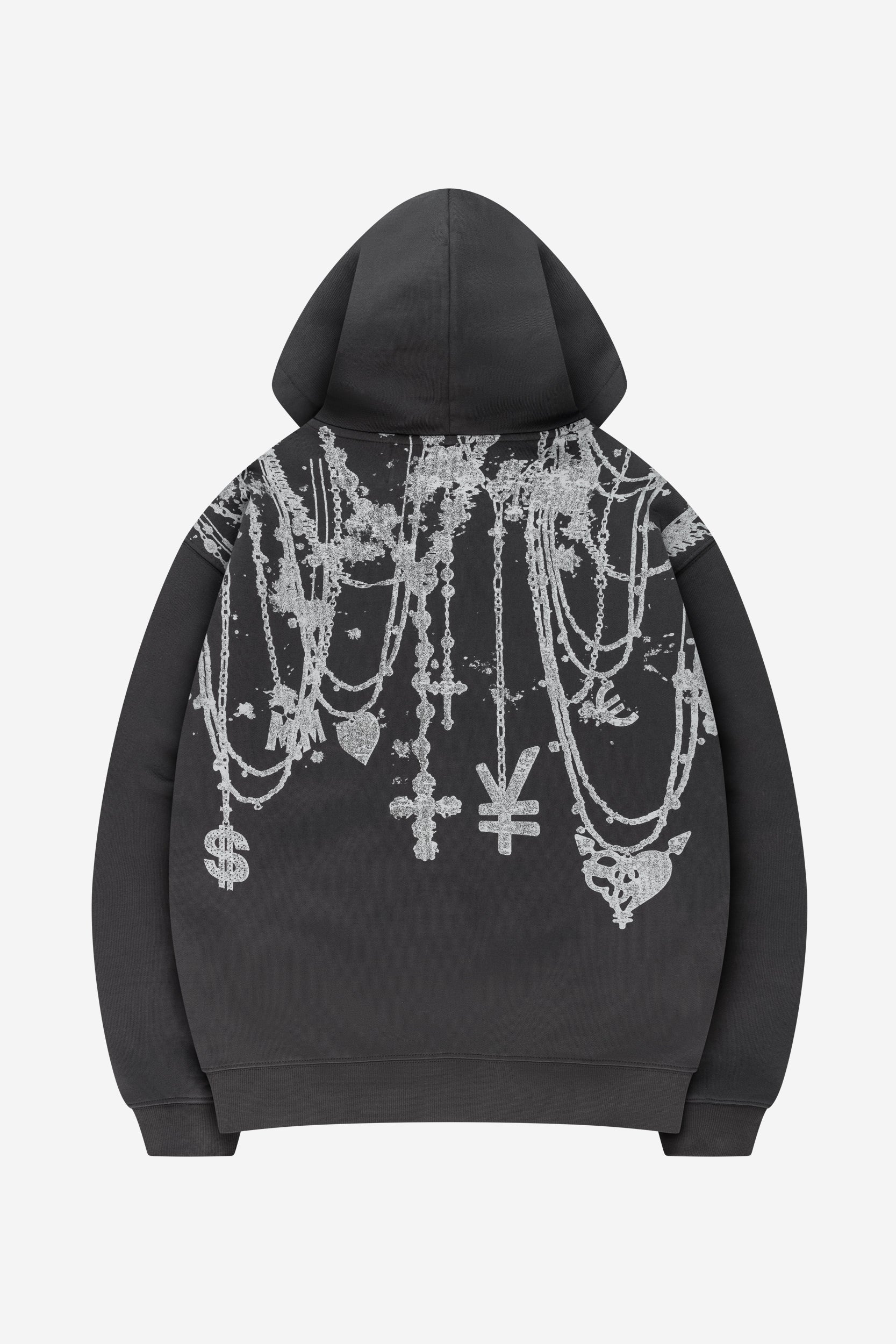 CHAINS ZIP DARK GREY