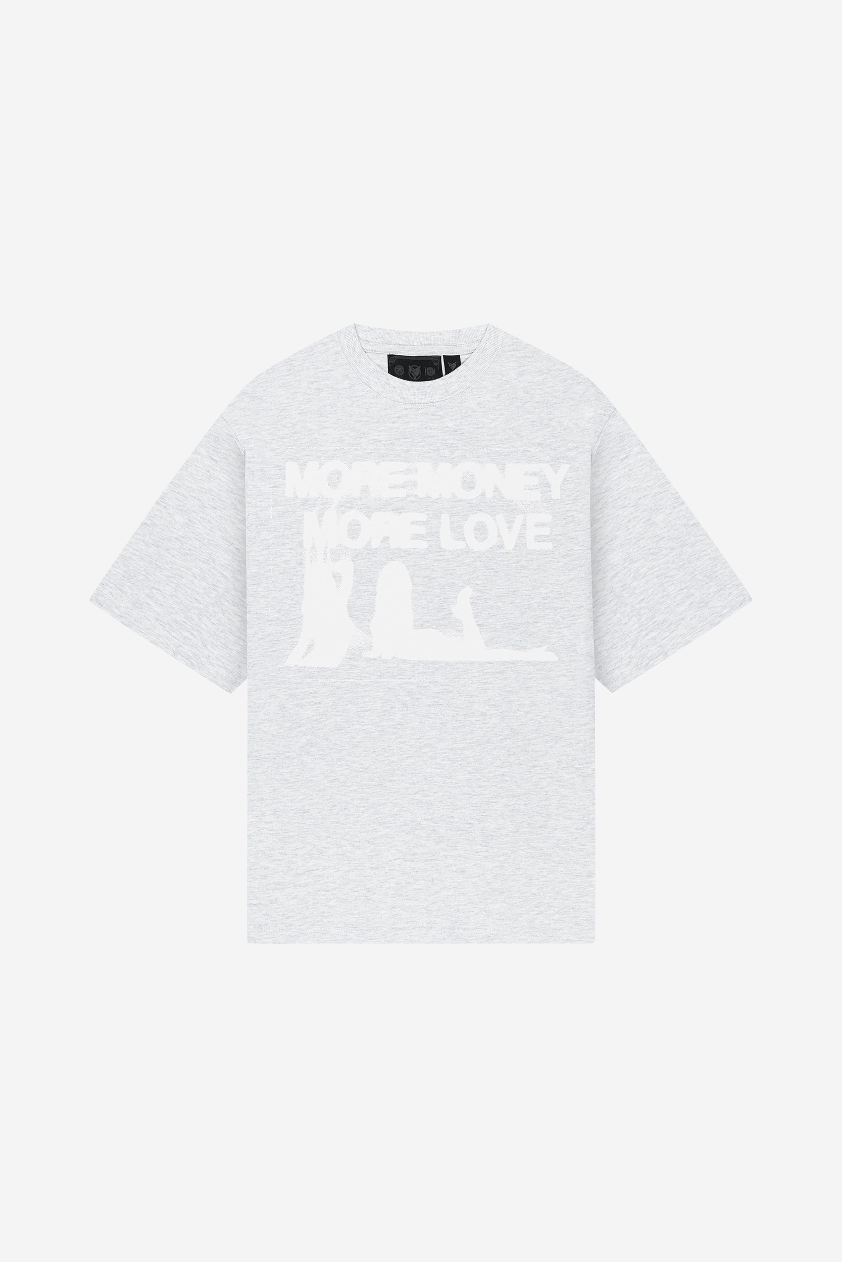 WET DREAM TEE GREY MELANGE
