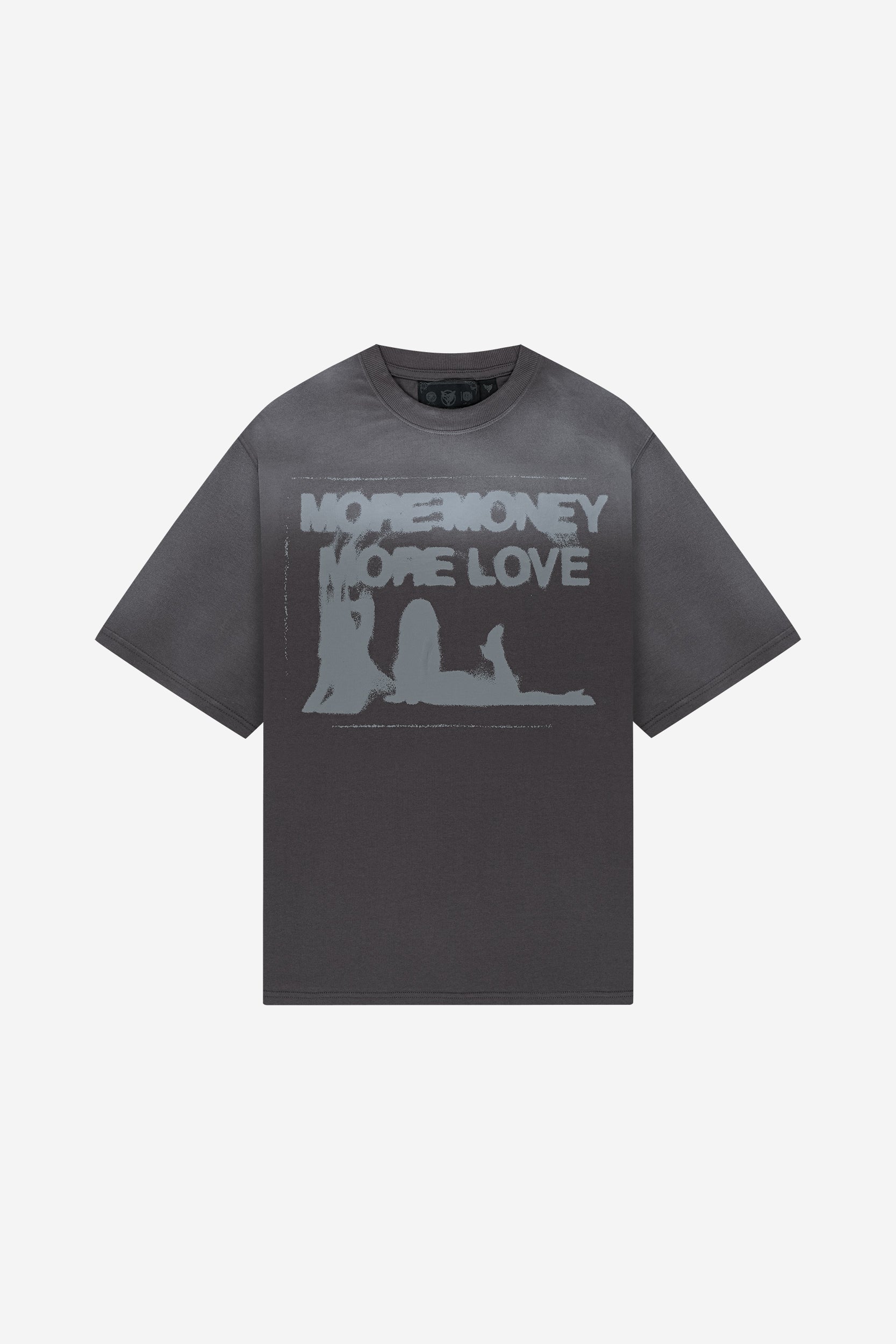 WET DREAM TEE DARK GRAY WASHED