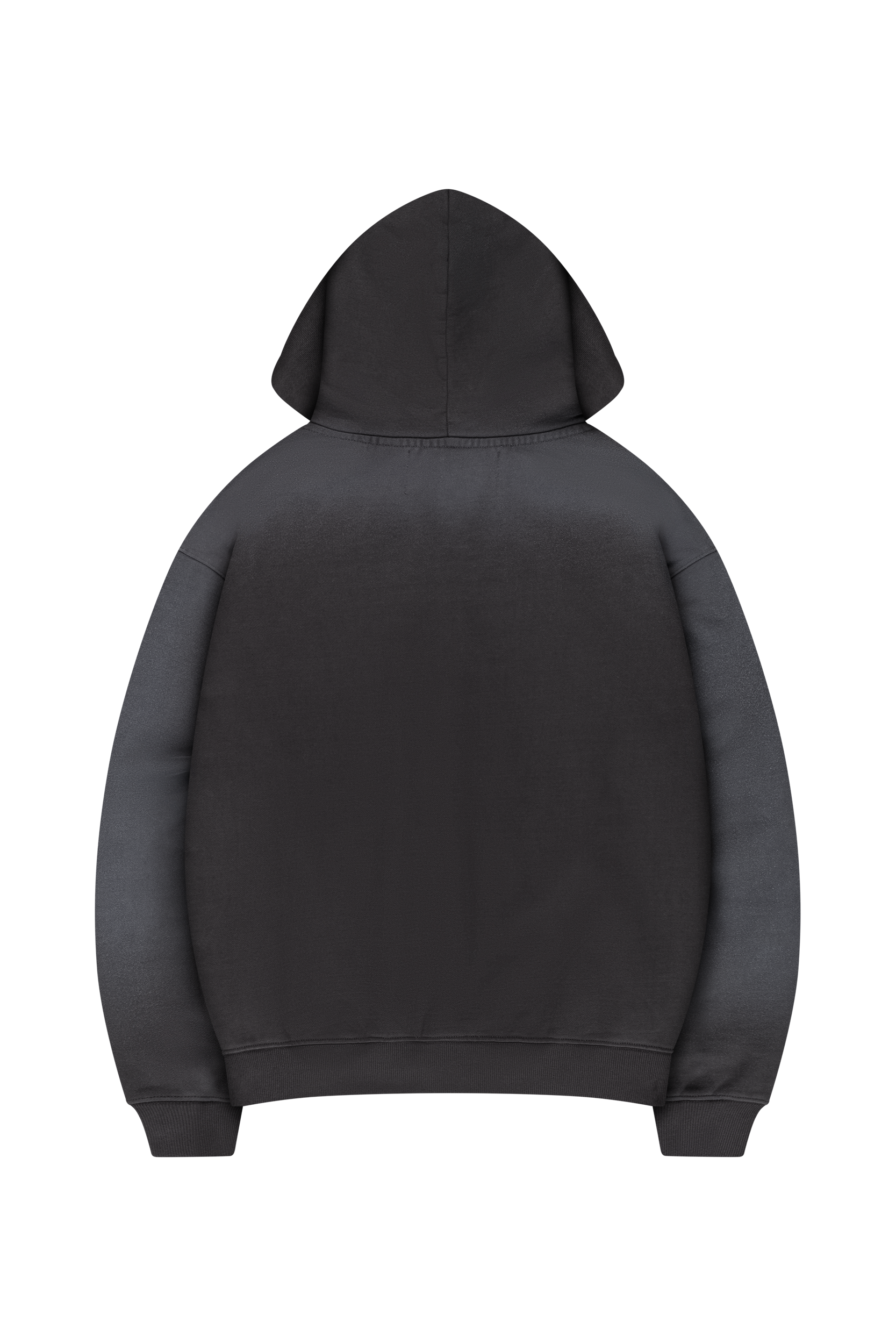 LOST BOND ZIP DARK GREY SPRAY WASHED