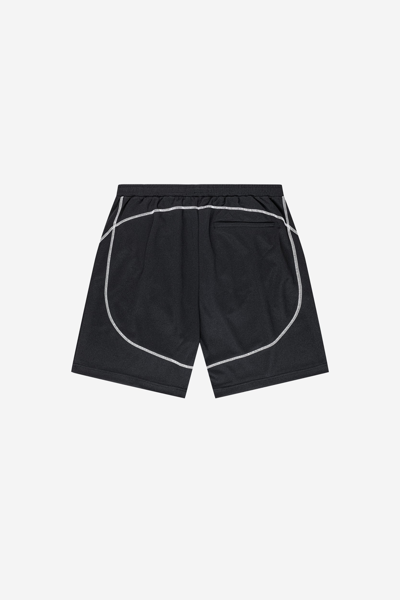 FLATLOCK SHORTS BLACK