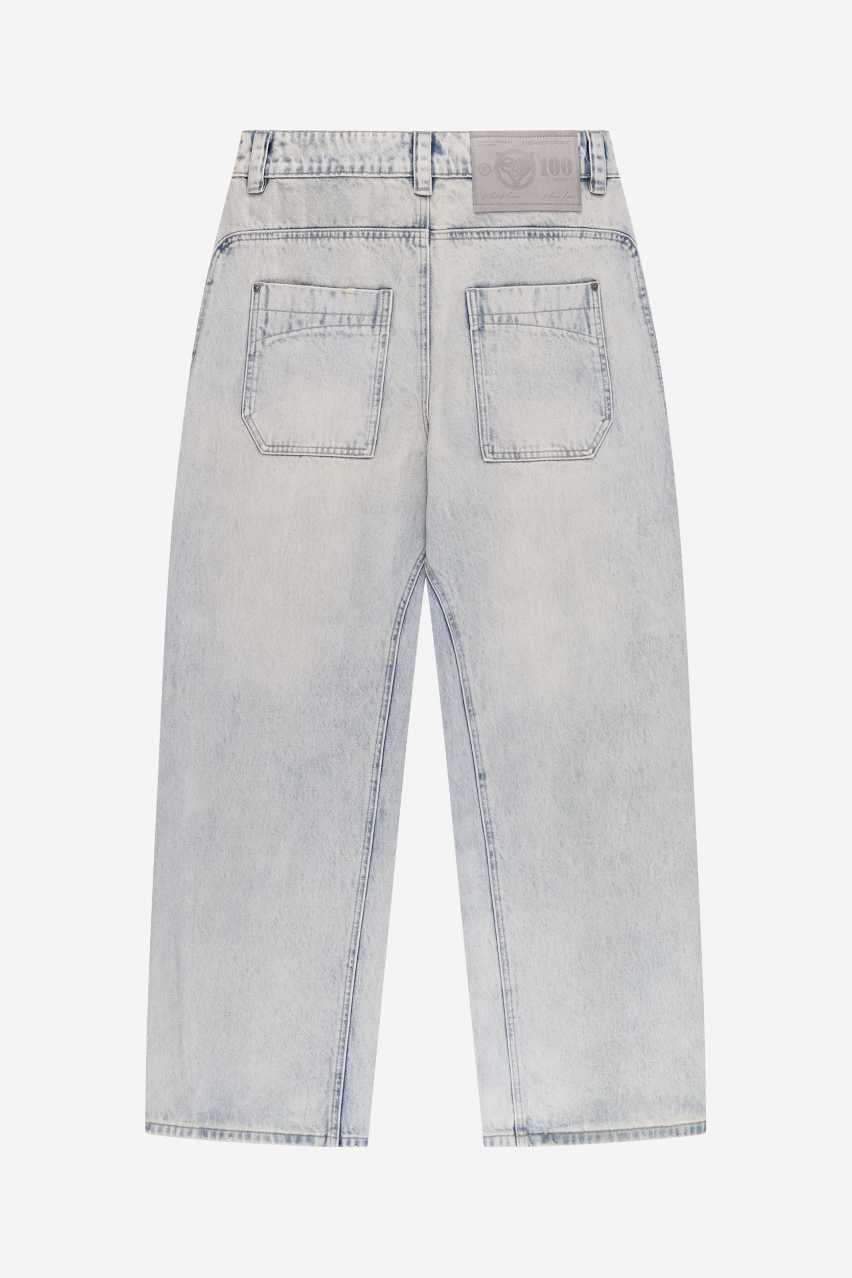 DISTINCTIVE BAGGY DENIM BLUE