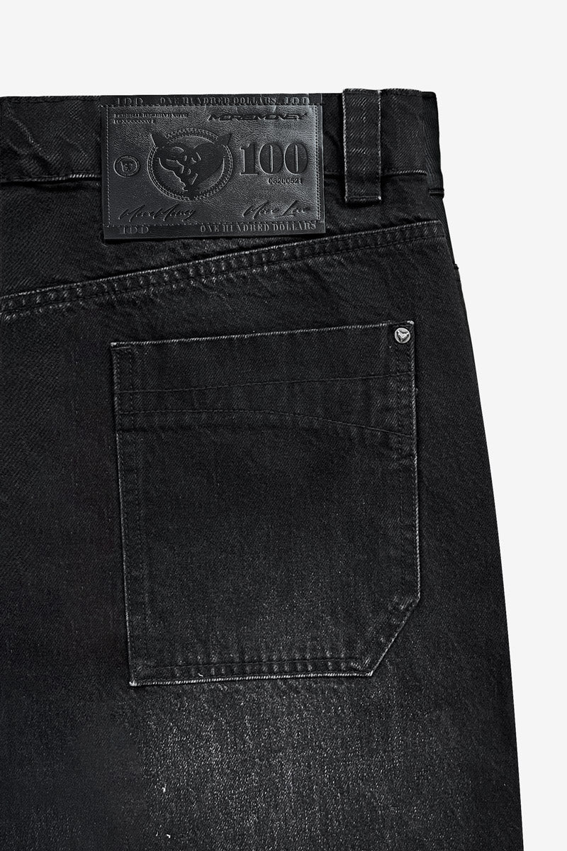 DISTINCTIVE JORTS BLACK