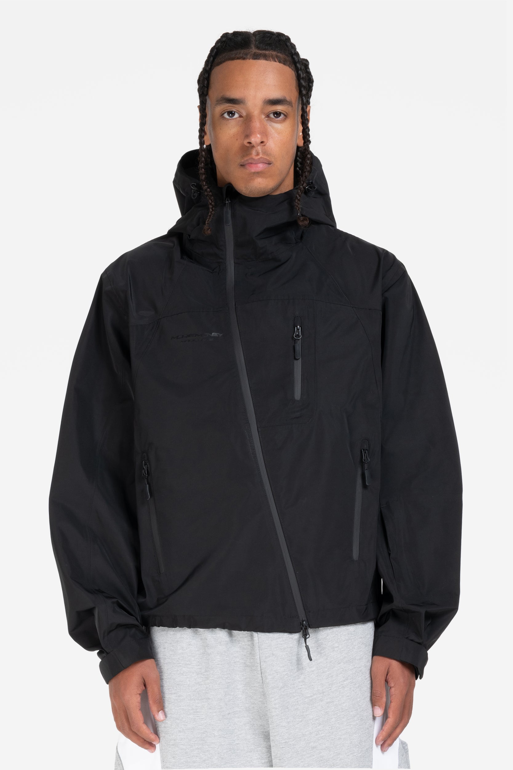 WATERPROOF SHELL JACKET BLACK