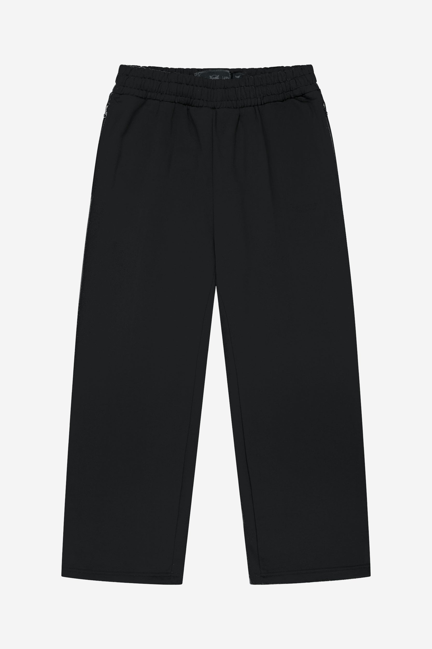 OPEN LEG JOGGER BLACK