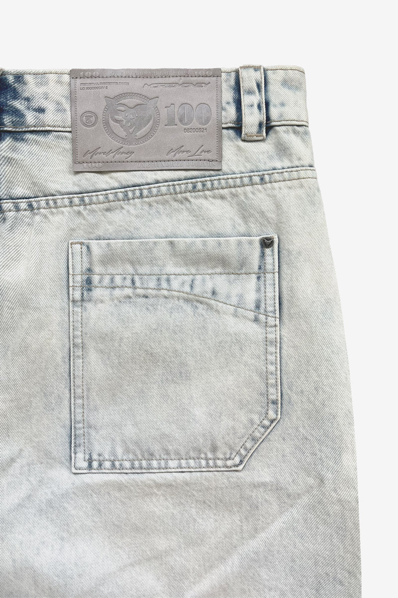 DISTINCTIVE JORTS BLUE