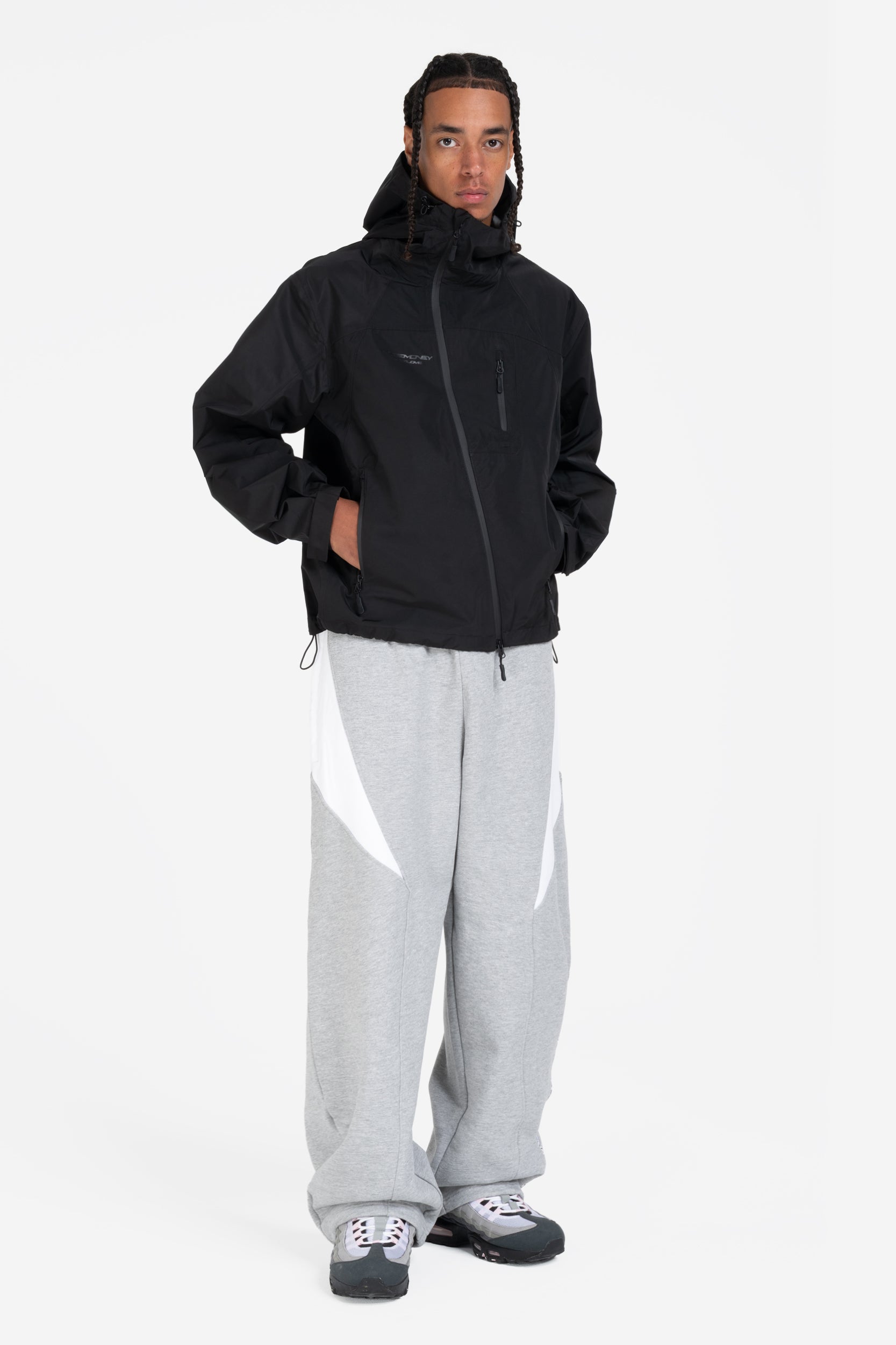 WATERPROOF SHELL JACKET BLACK