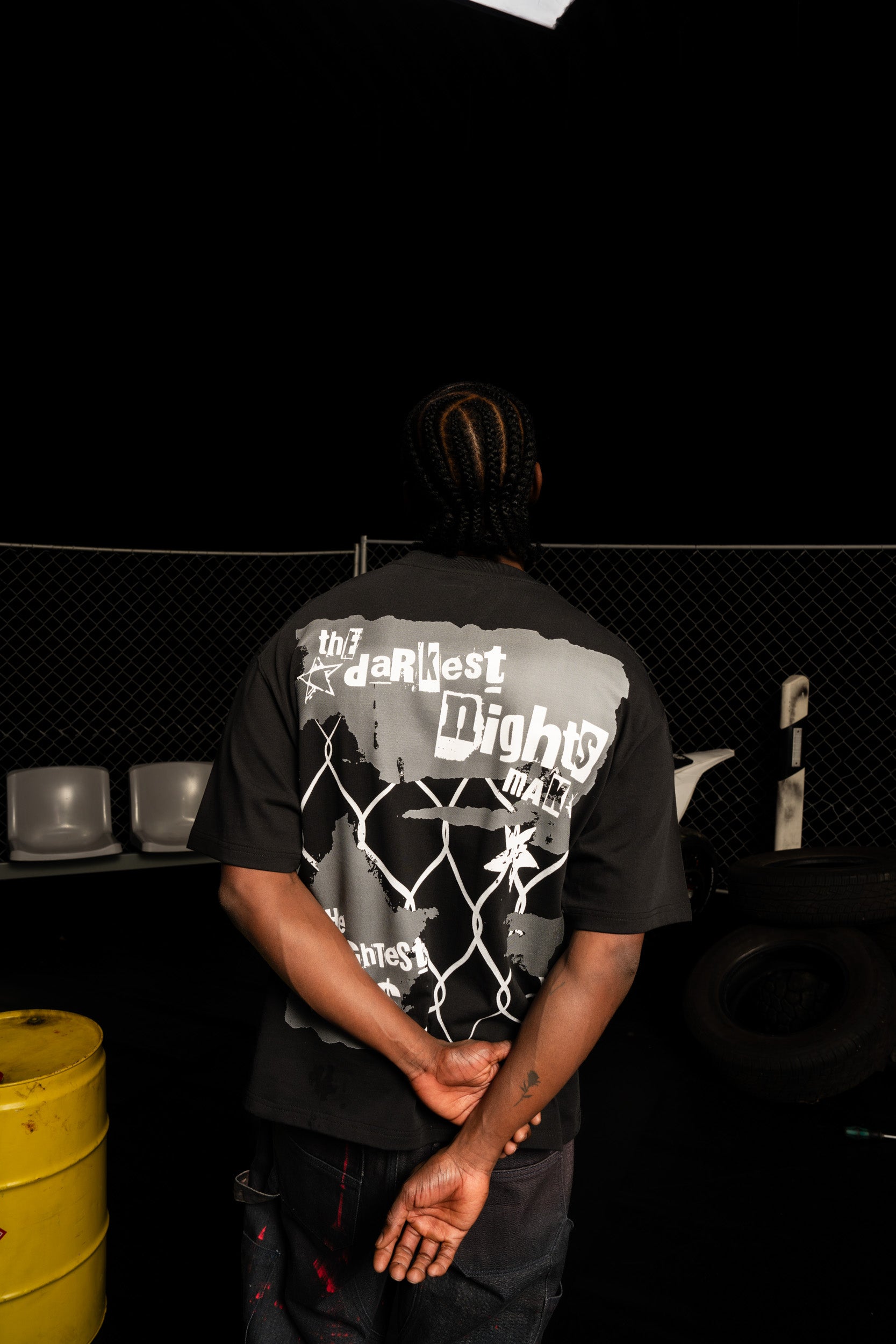 DARKEST NIGHTS TEE BLACK