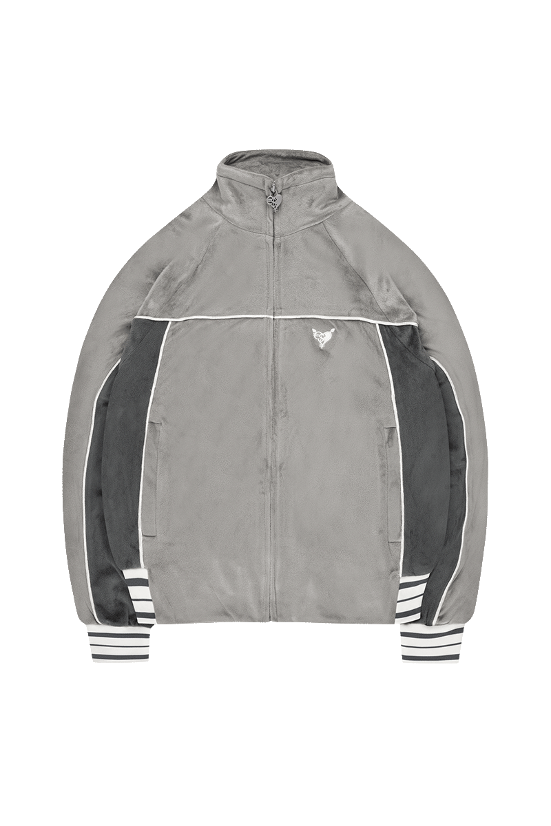 VELOUR JACKET GREY