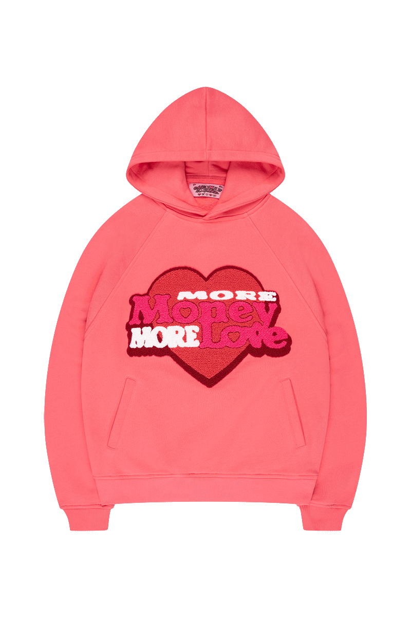 BLAZE HEART HOODIE RED