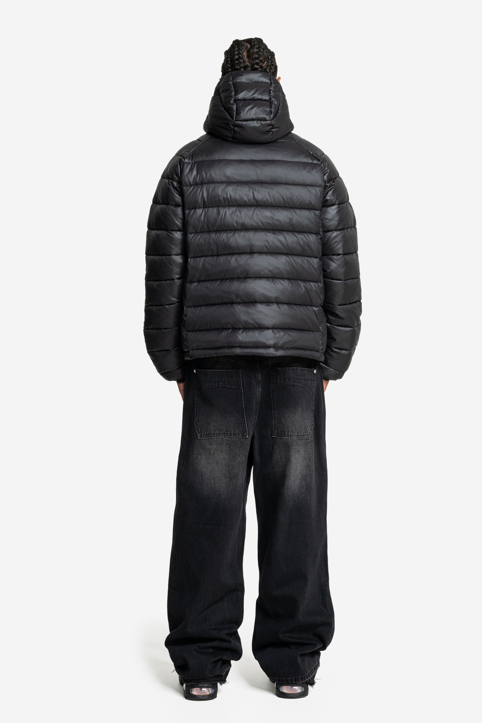 SLIM PUFFA JACKET BLACK