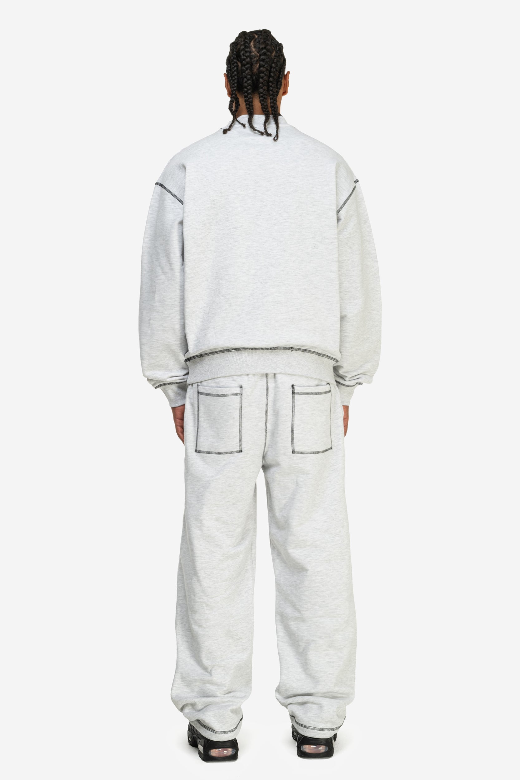 FLATLOCK BASE JOGGER GREY MELANGE