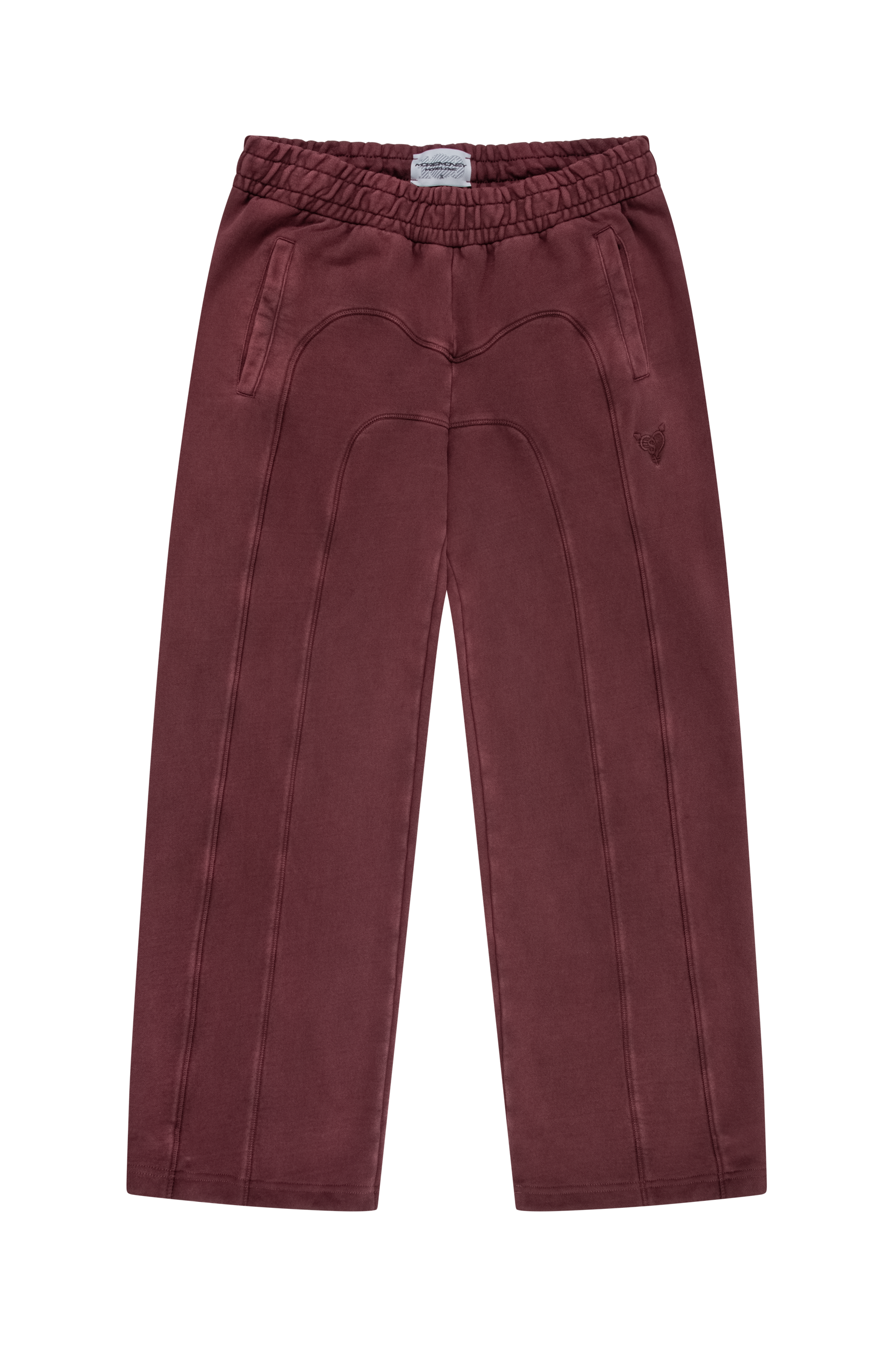 STACKS JOGGER RED STONE WASHED