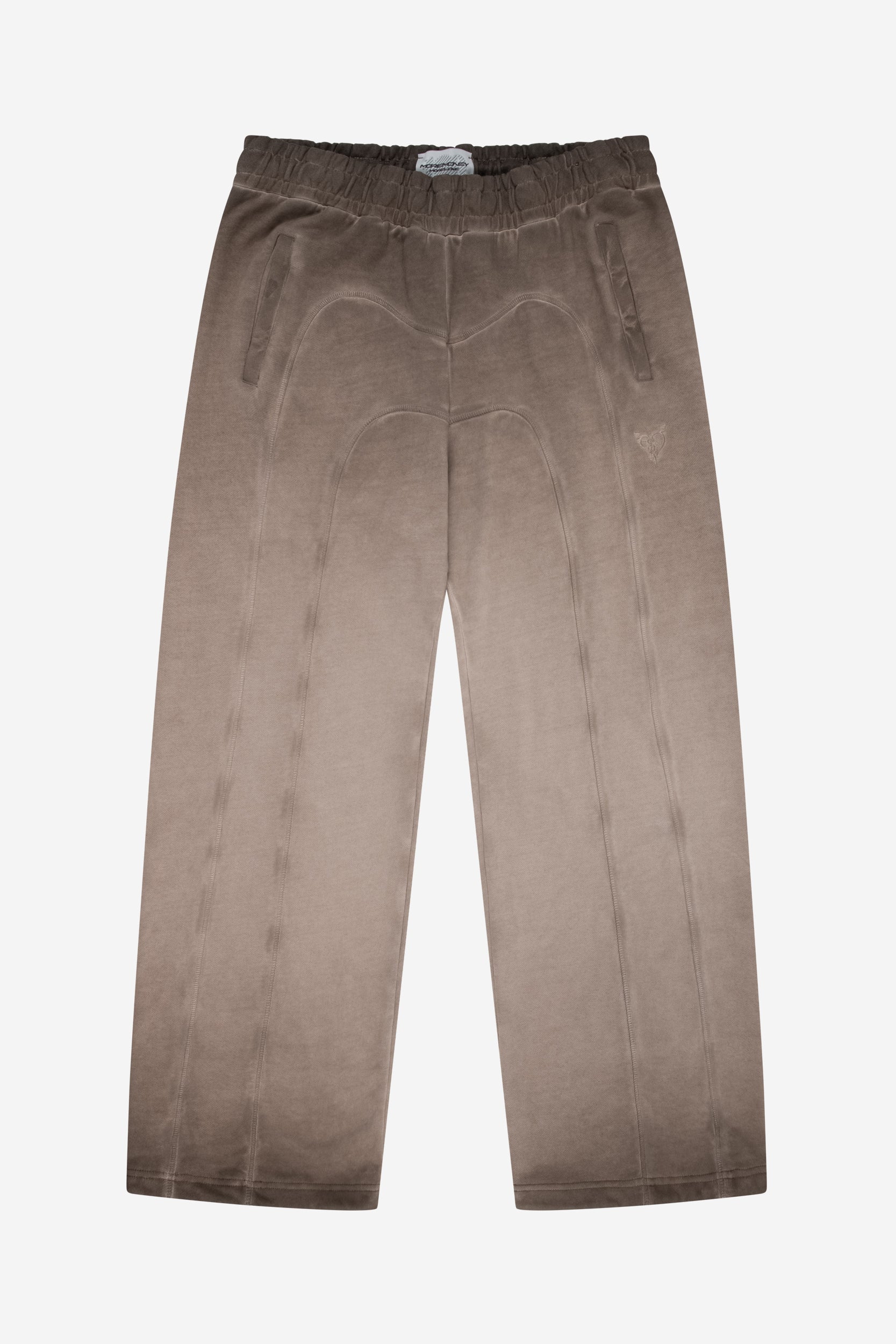 STACKS ZIP OIL WASHED BROWN + STACKS JOGGER OIL WASHED BROWN