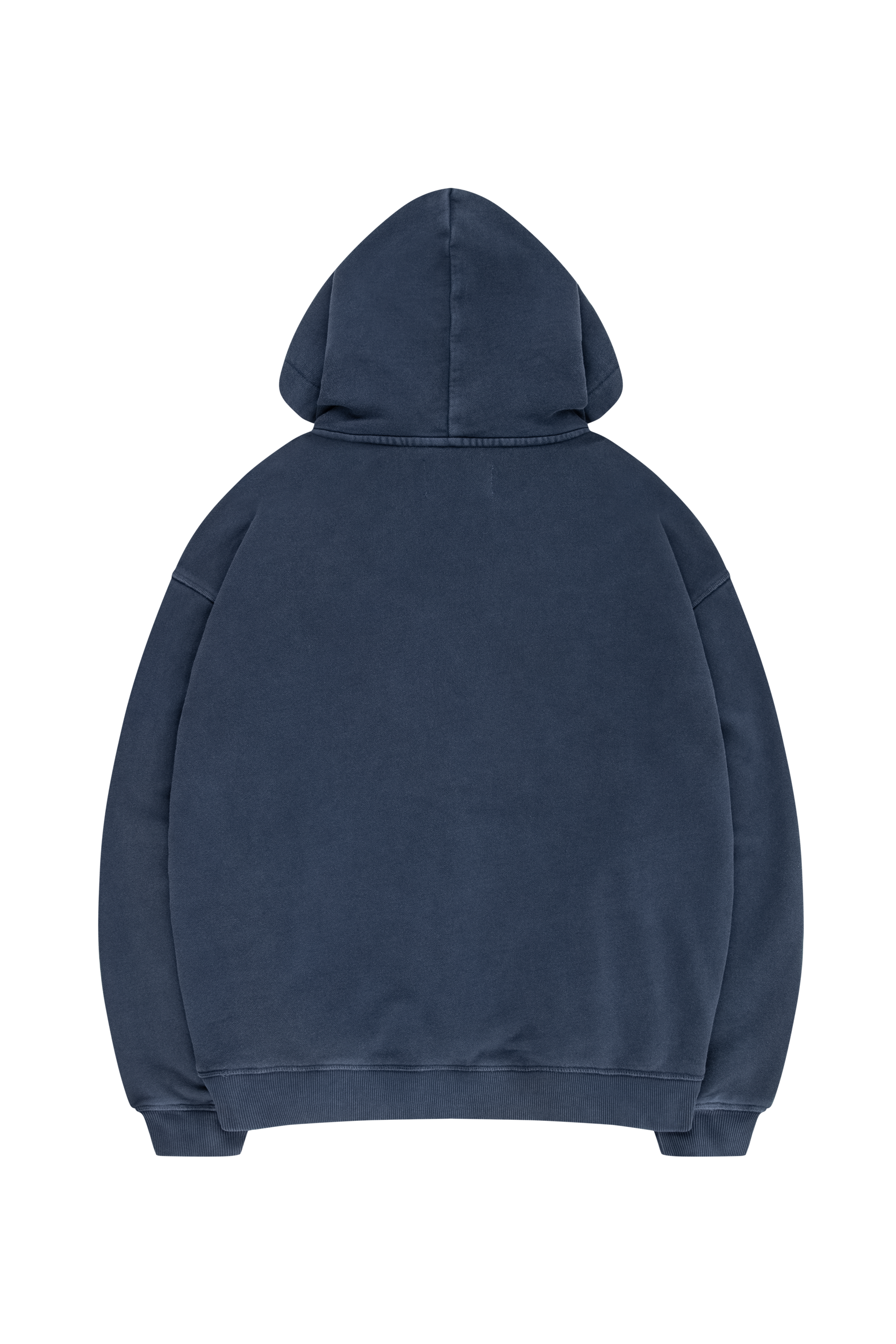 STACKS HOODIE DARK NAVY STONE WASHED