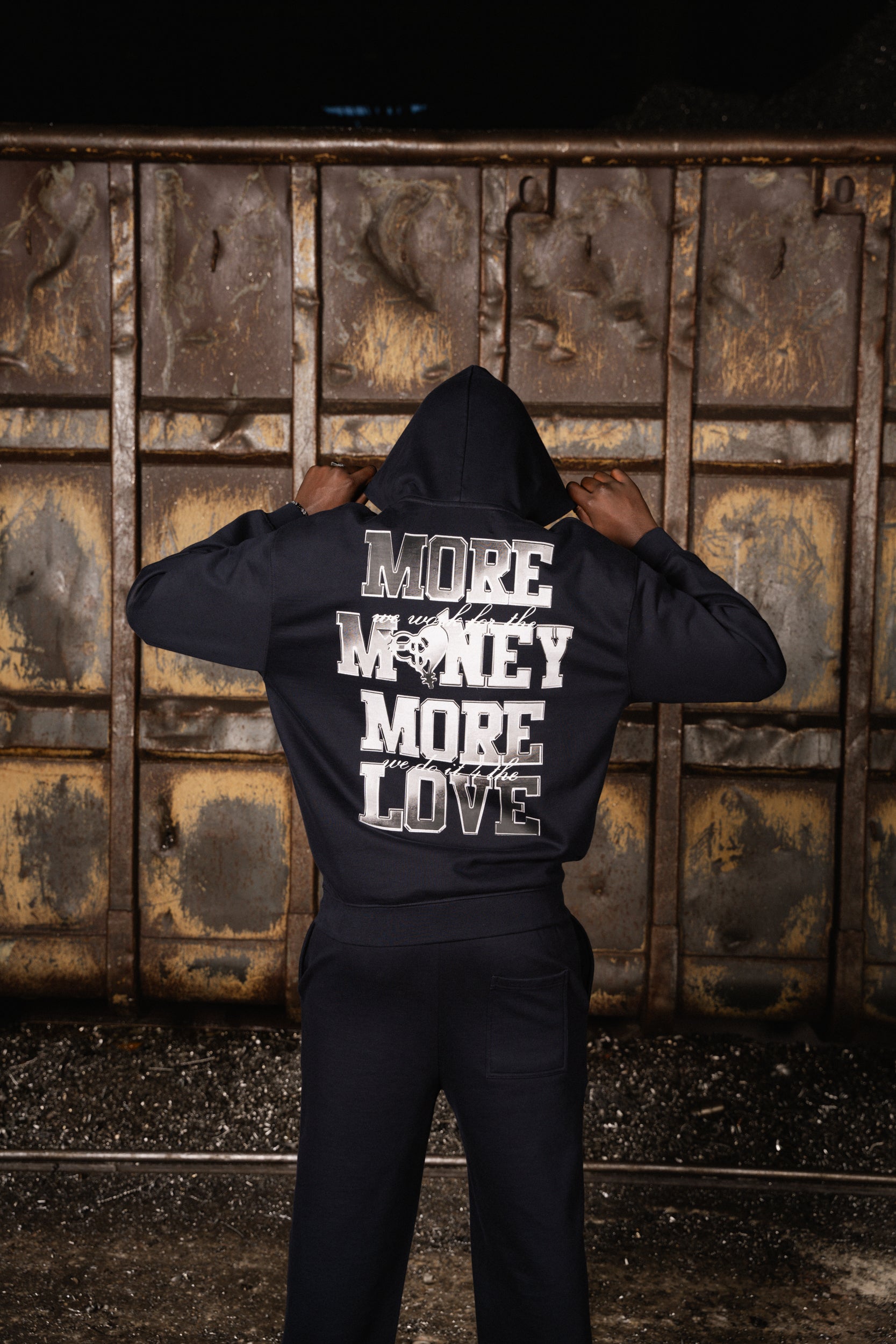 CHROME HOODIE NAVY