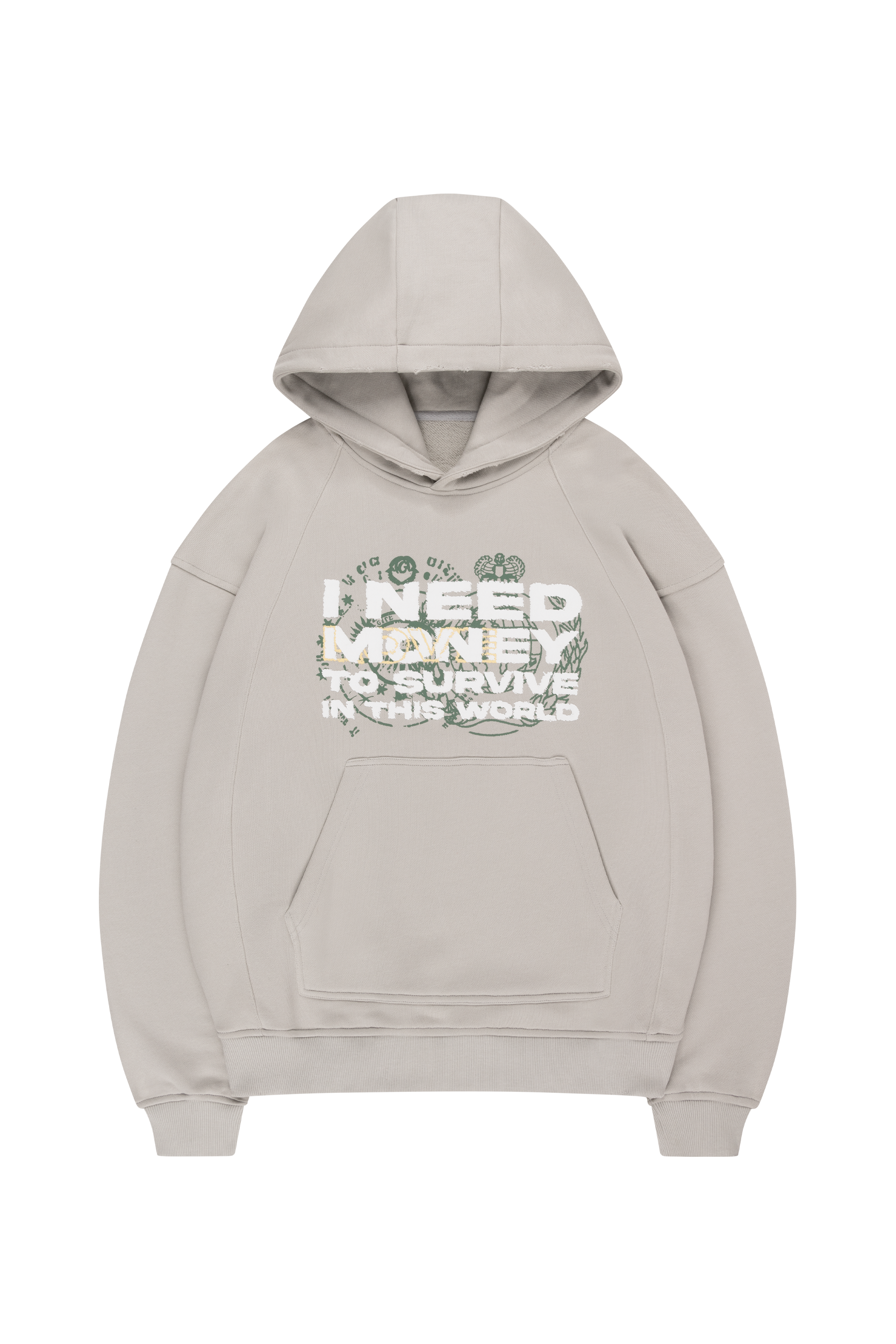 GET RICH HOODIE GREY