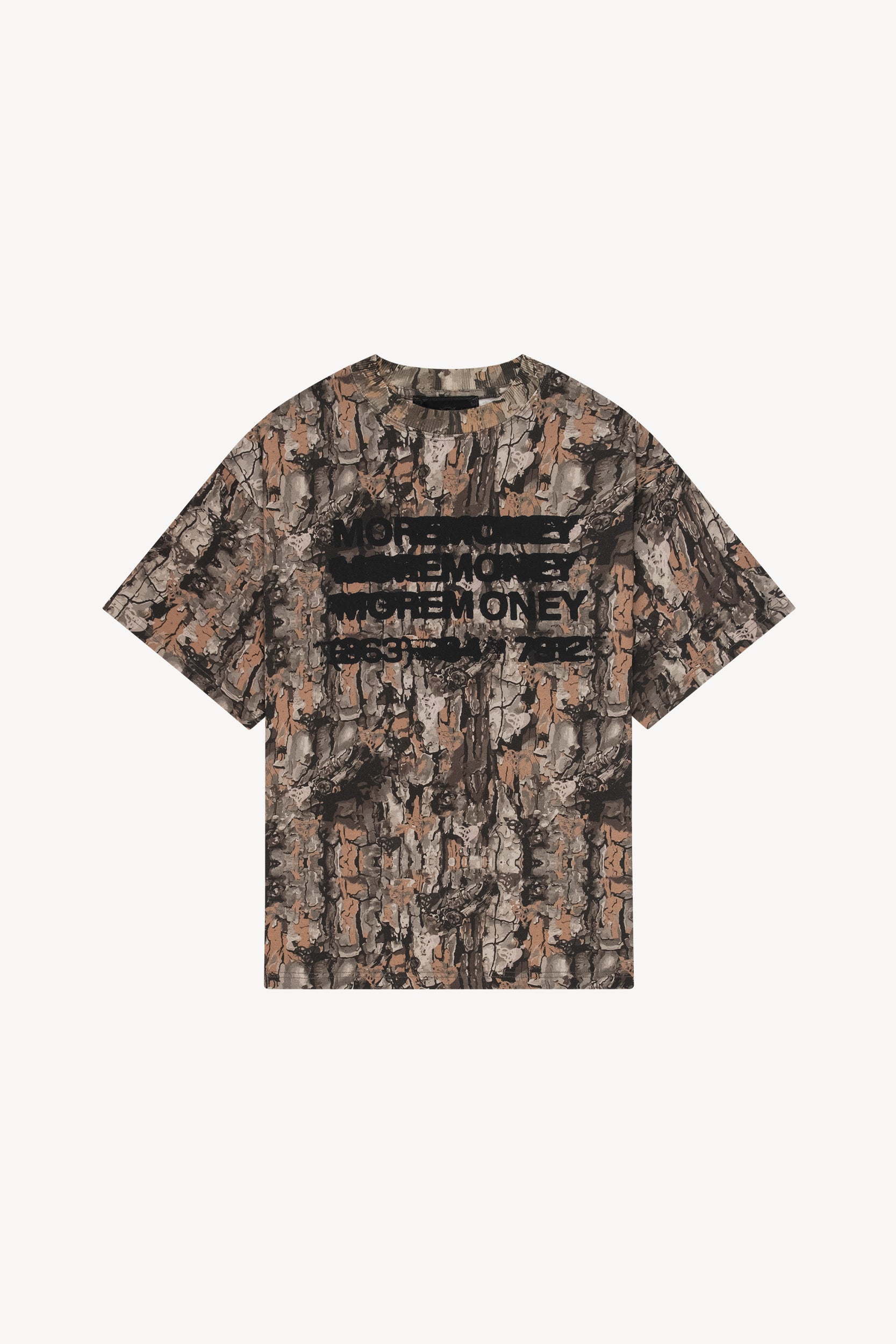 MONEY CALLING TEE BARK CAMO 