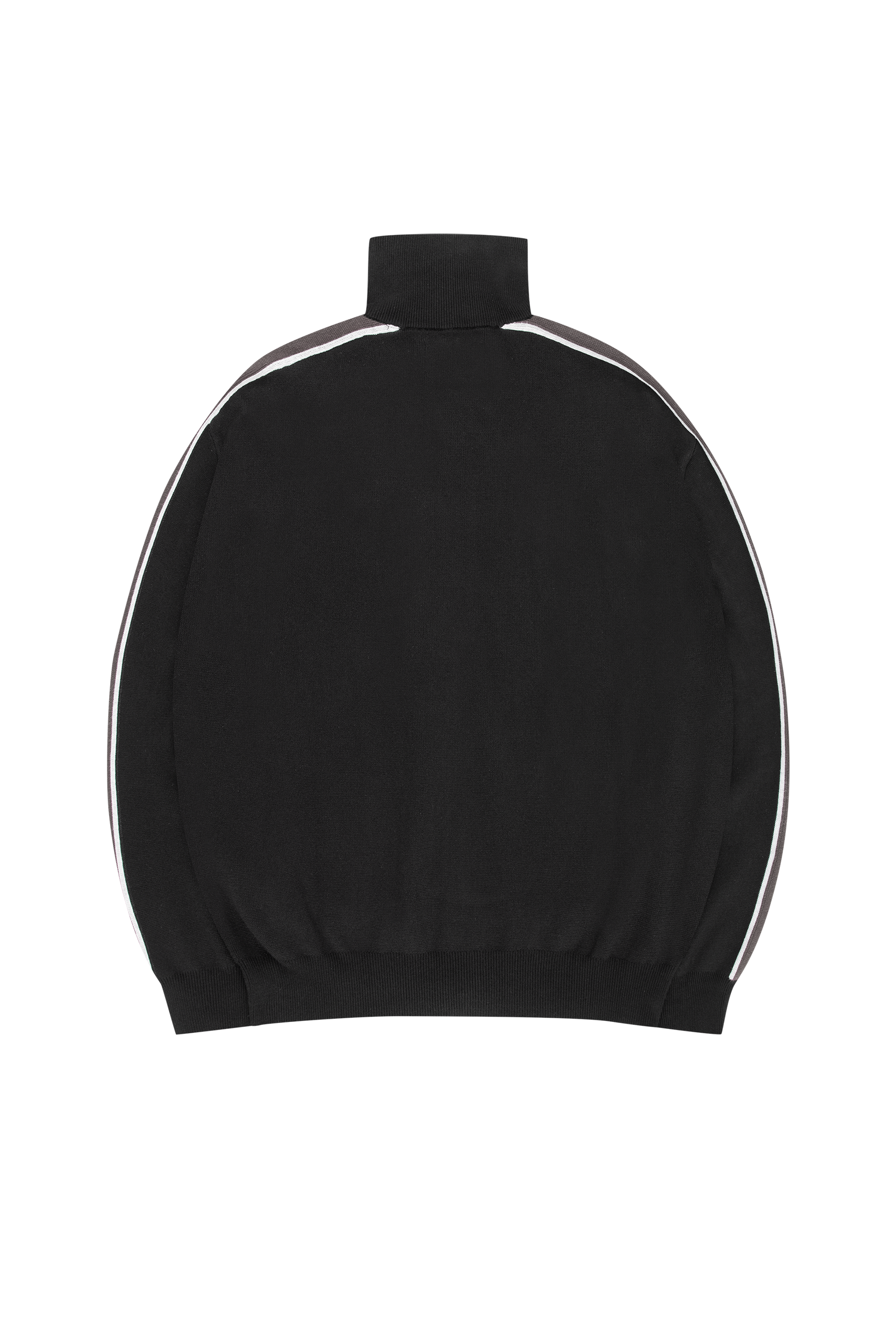 KNIT TRACK JACKET BLACK