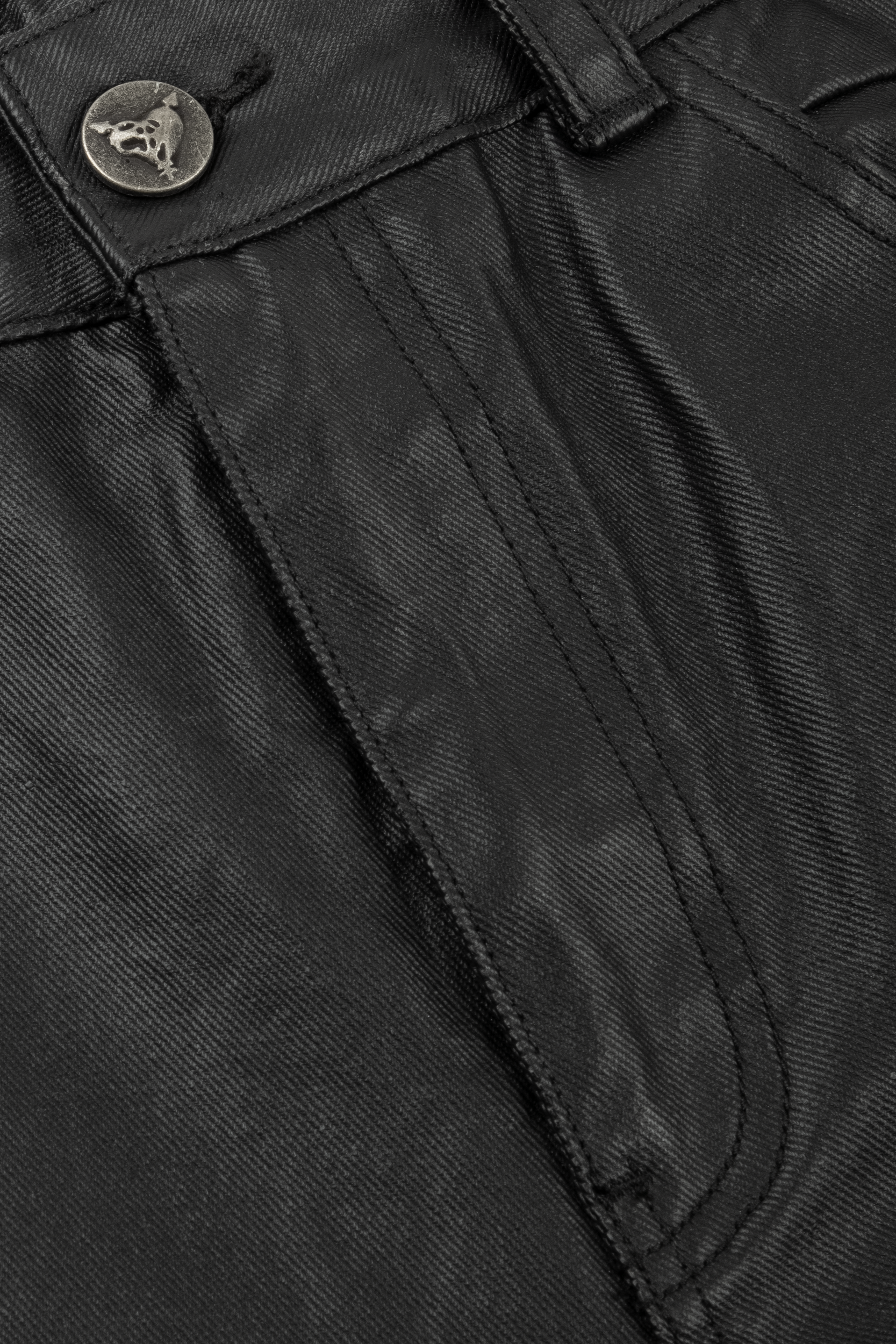 COATED MC PANTS BLACK