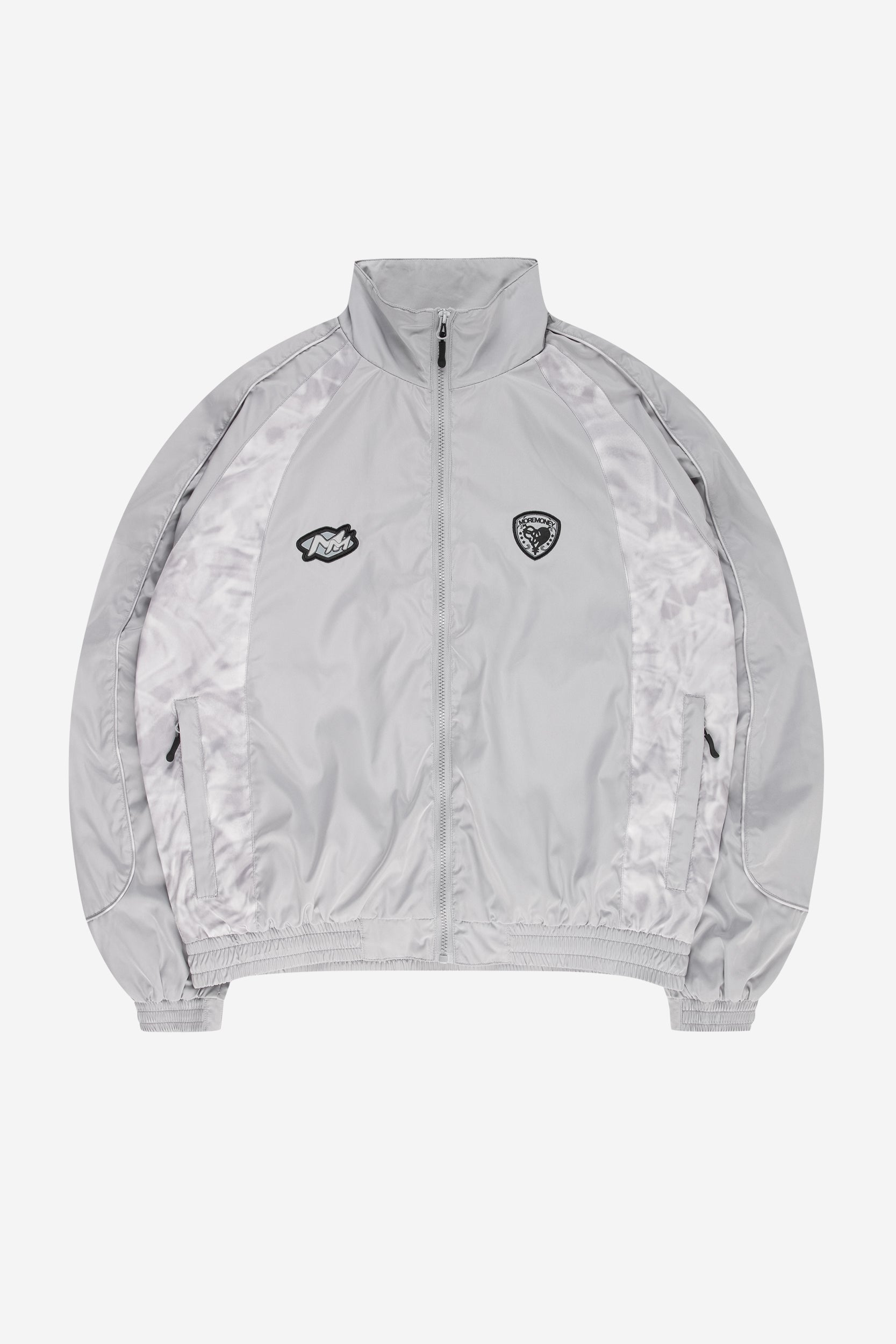 SIDELINE TRACK JACKET LIGHTGREY + SIDELINE TRACK PANTS LIGHT GREY