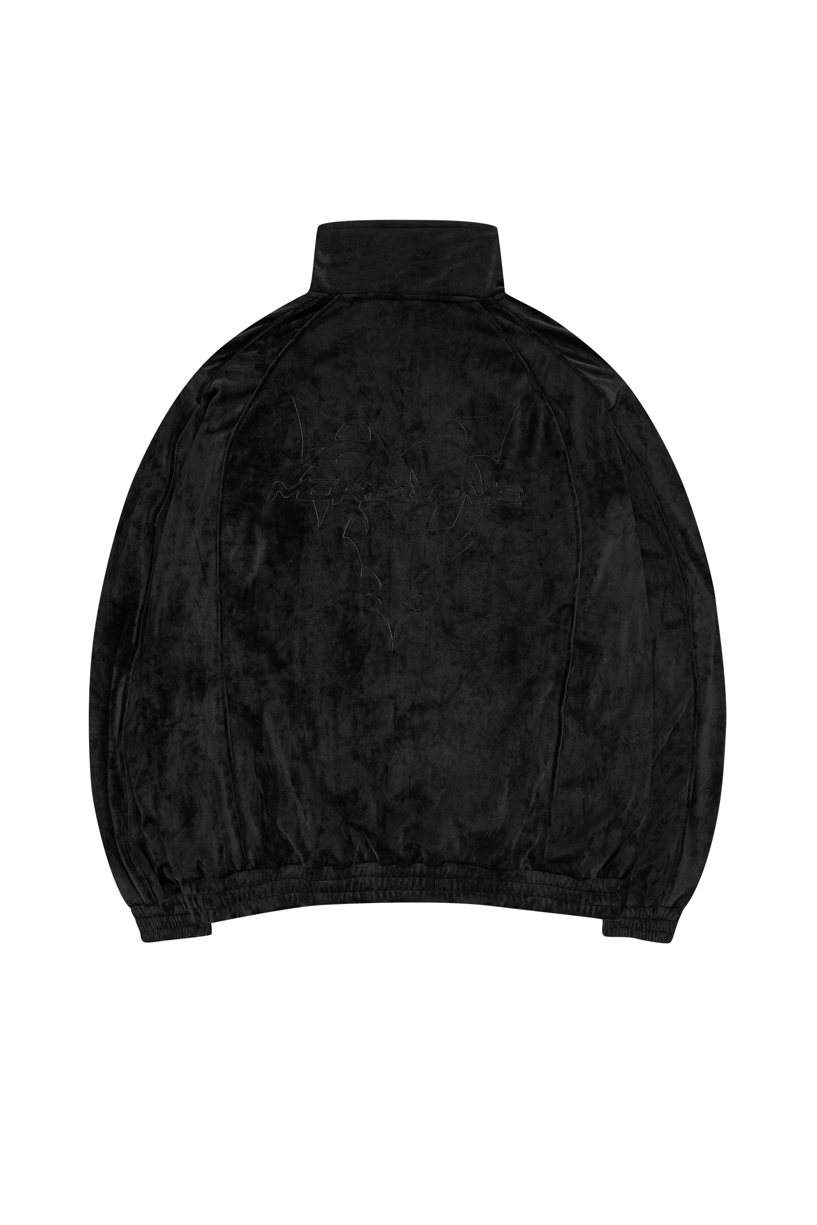 VELOUR JACKET BLACK