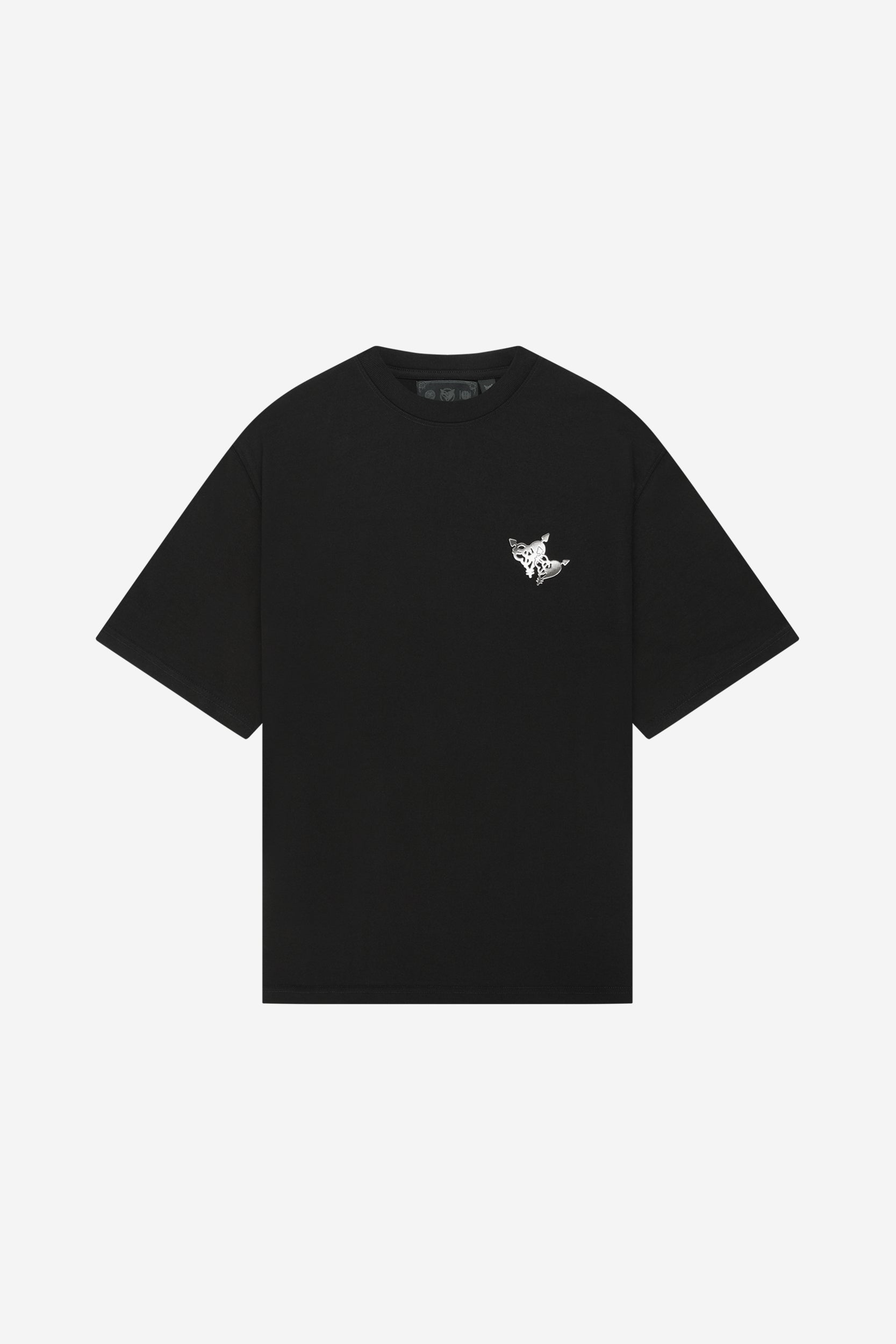 CHROME TEE BLACK