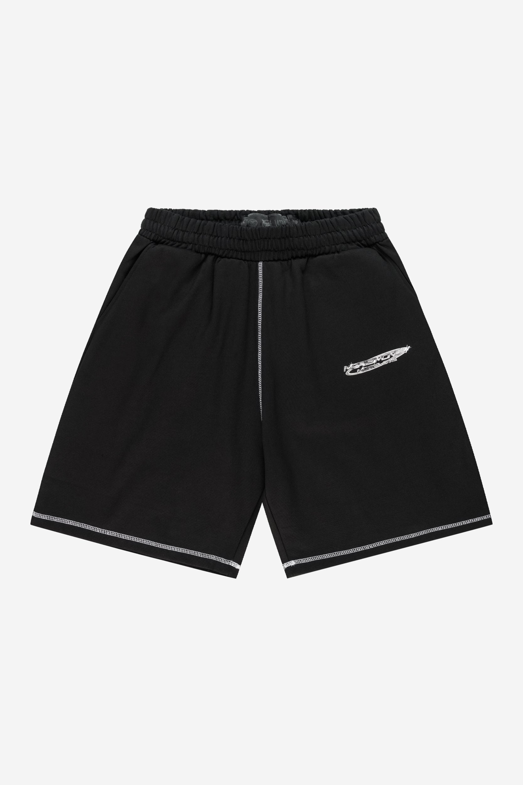 FLATLOCK BASE SHORTS BLACK