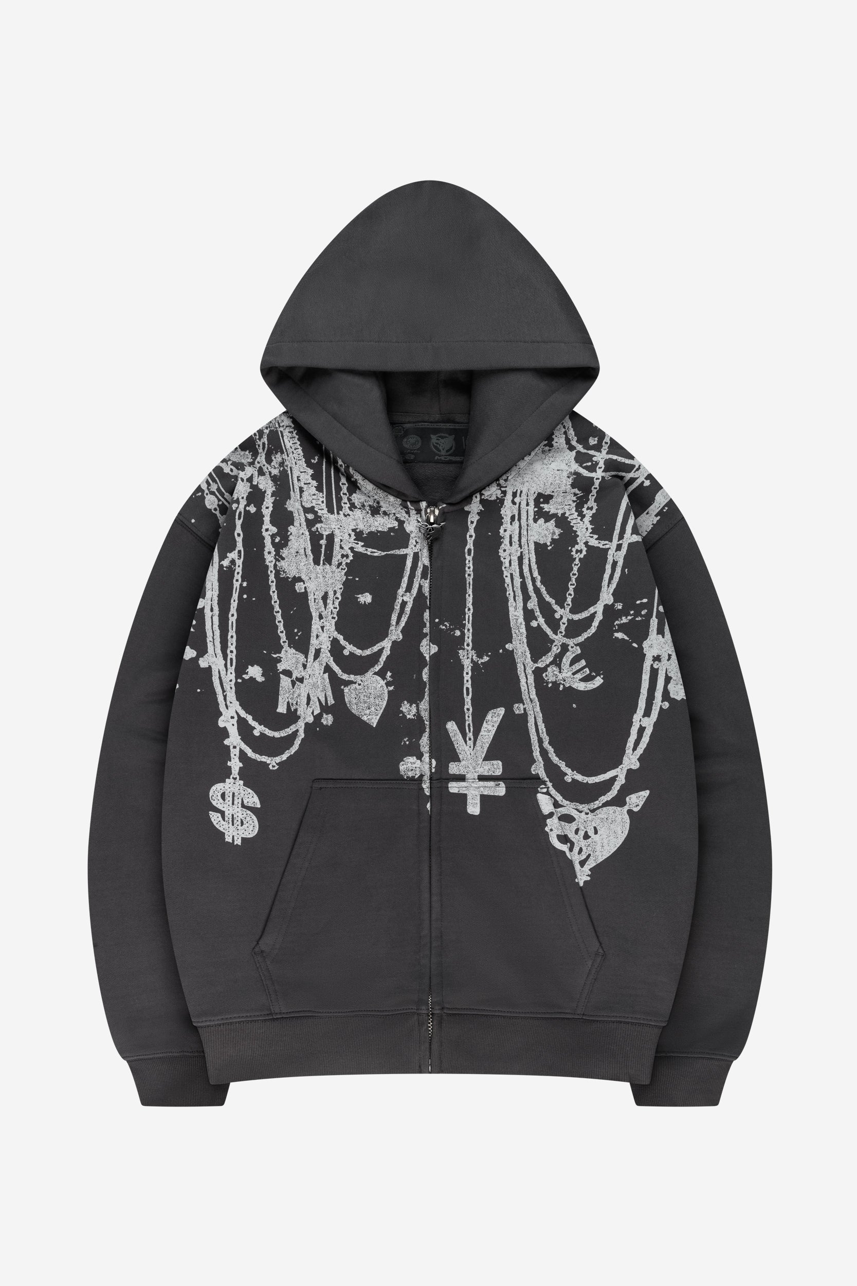 CHAINS ZIP DARKGREY