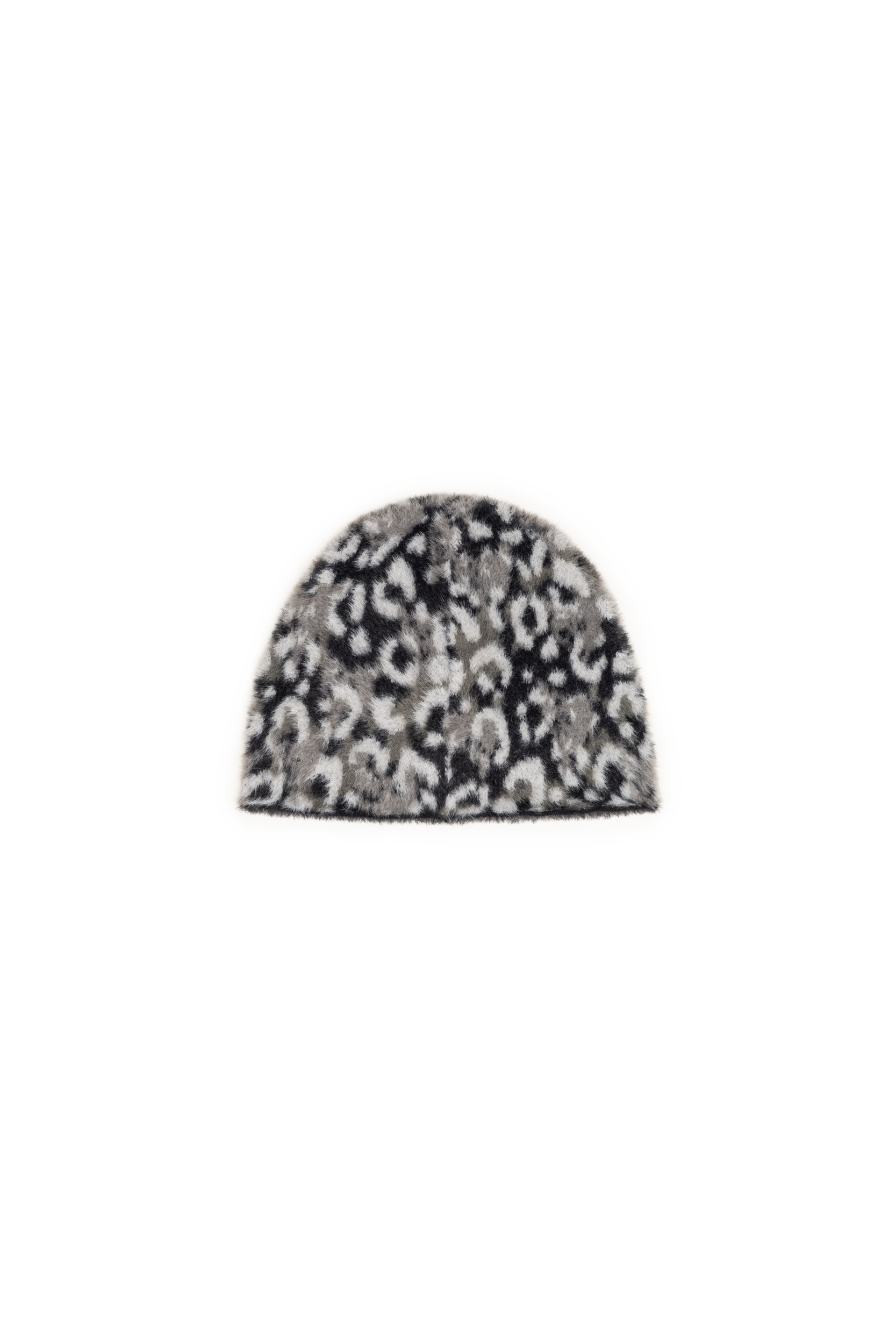 LEO FUR BEANIE GREY