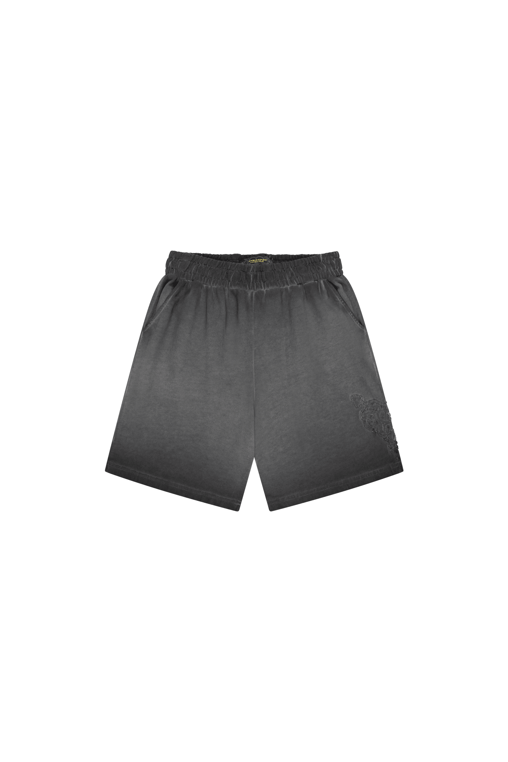 HEART PATCHED SHORTS GREY