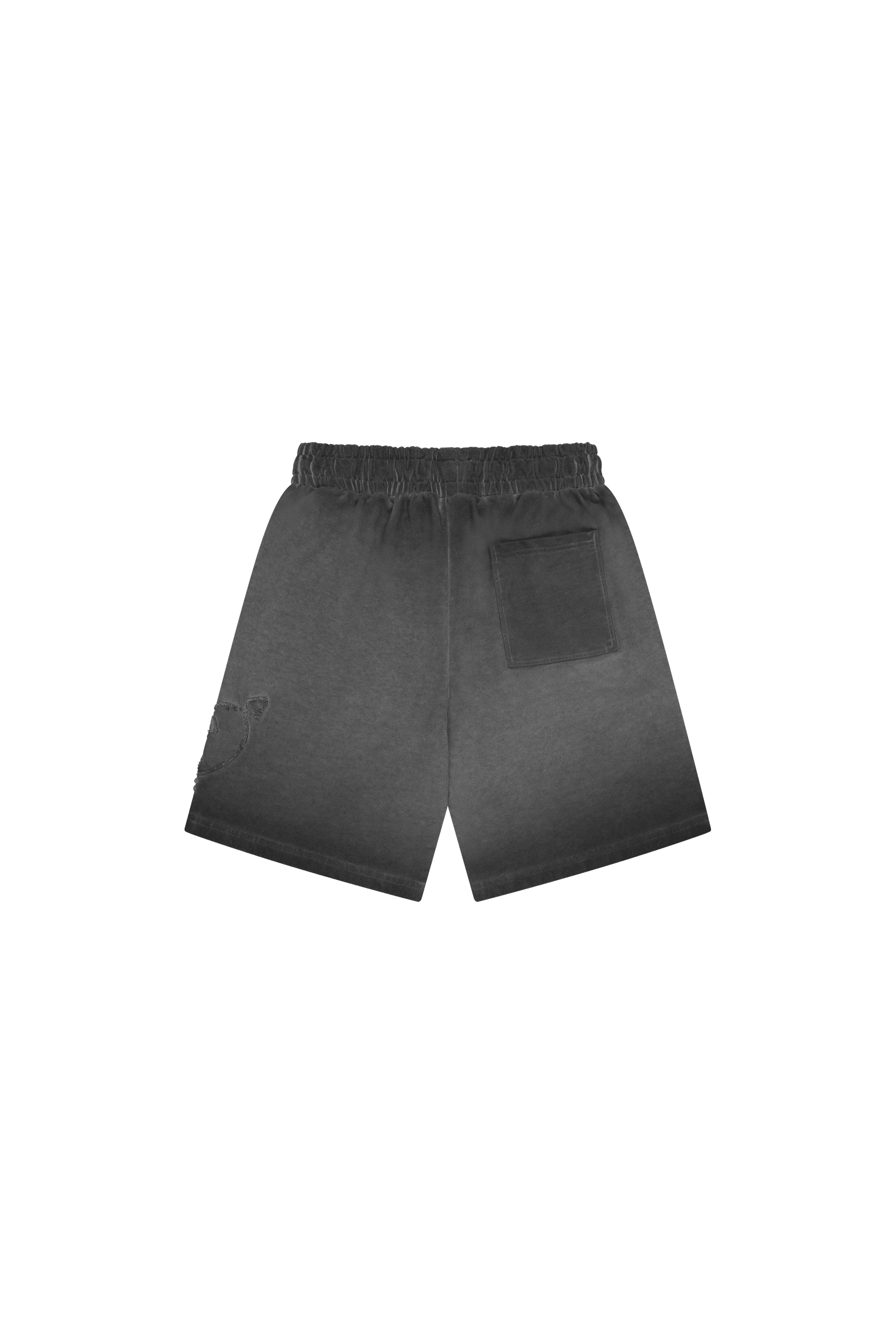 HEART PATCHED SHORTS GREY