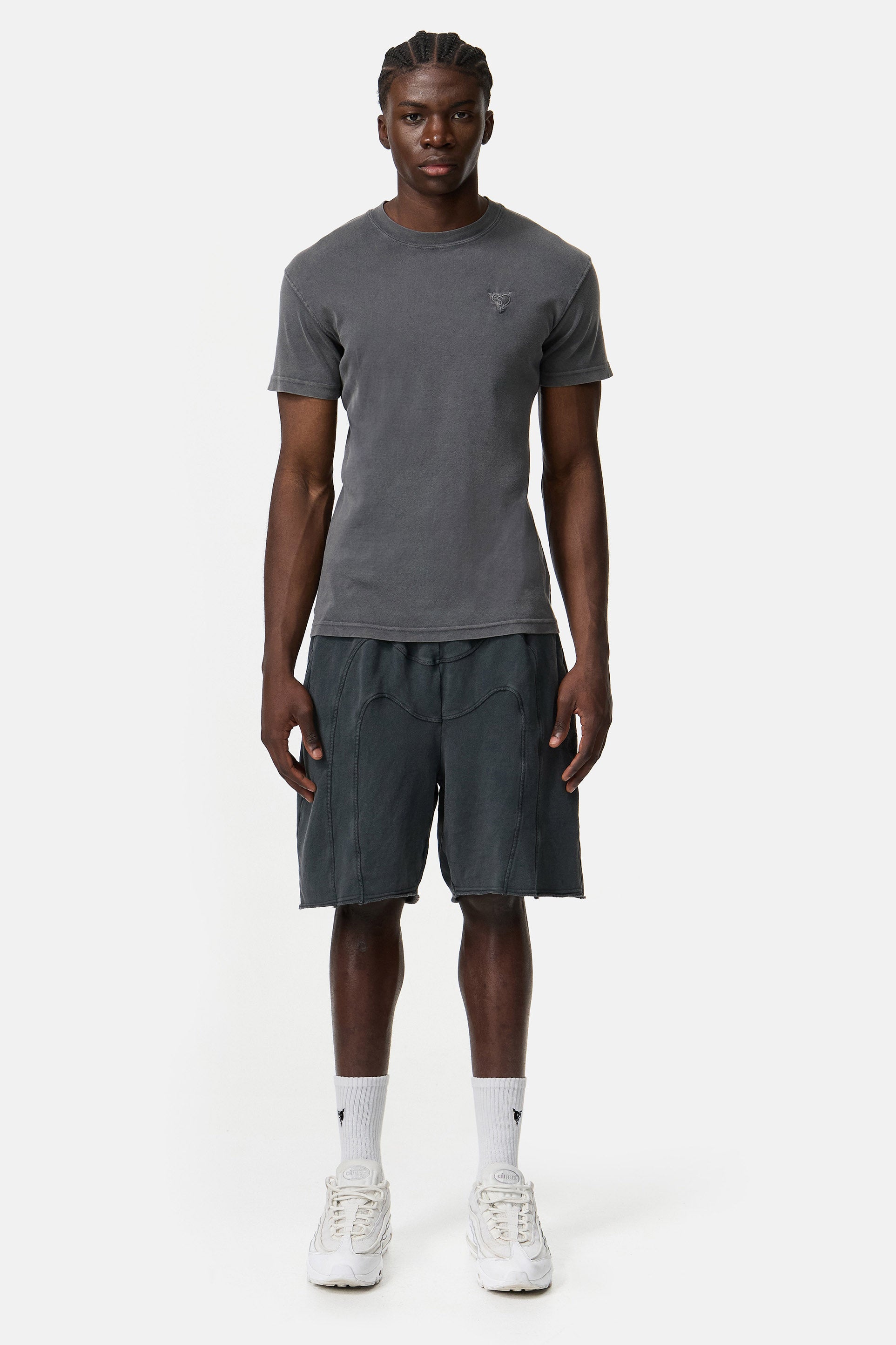 STACKS SLIM FIT TEE GREY